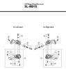 Shimano SL Shift Lever - Schalthebel Ersatzteile SL-M970 -2610 XTR Mega-9 Rapidfire Lever