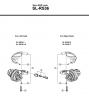Shimano SL Shift Lever - Schalthebel Ersatzteile SL-RS36 -3294  Revo-Shift Lever