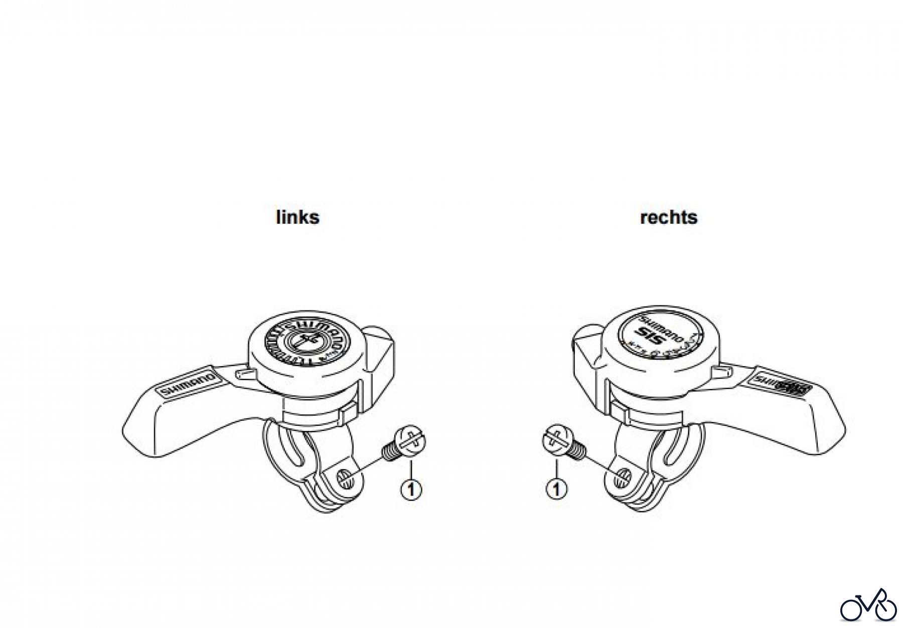  Shimano SL Shift Lever - Schalthebel SL-TY18 SHIMANO TOURNEY Schaltgriff