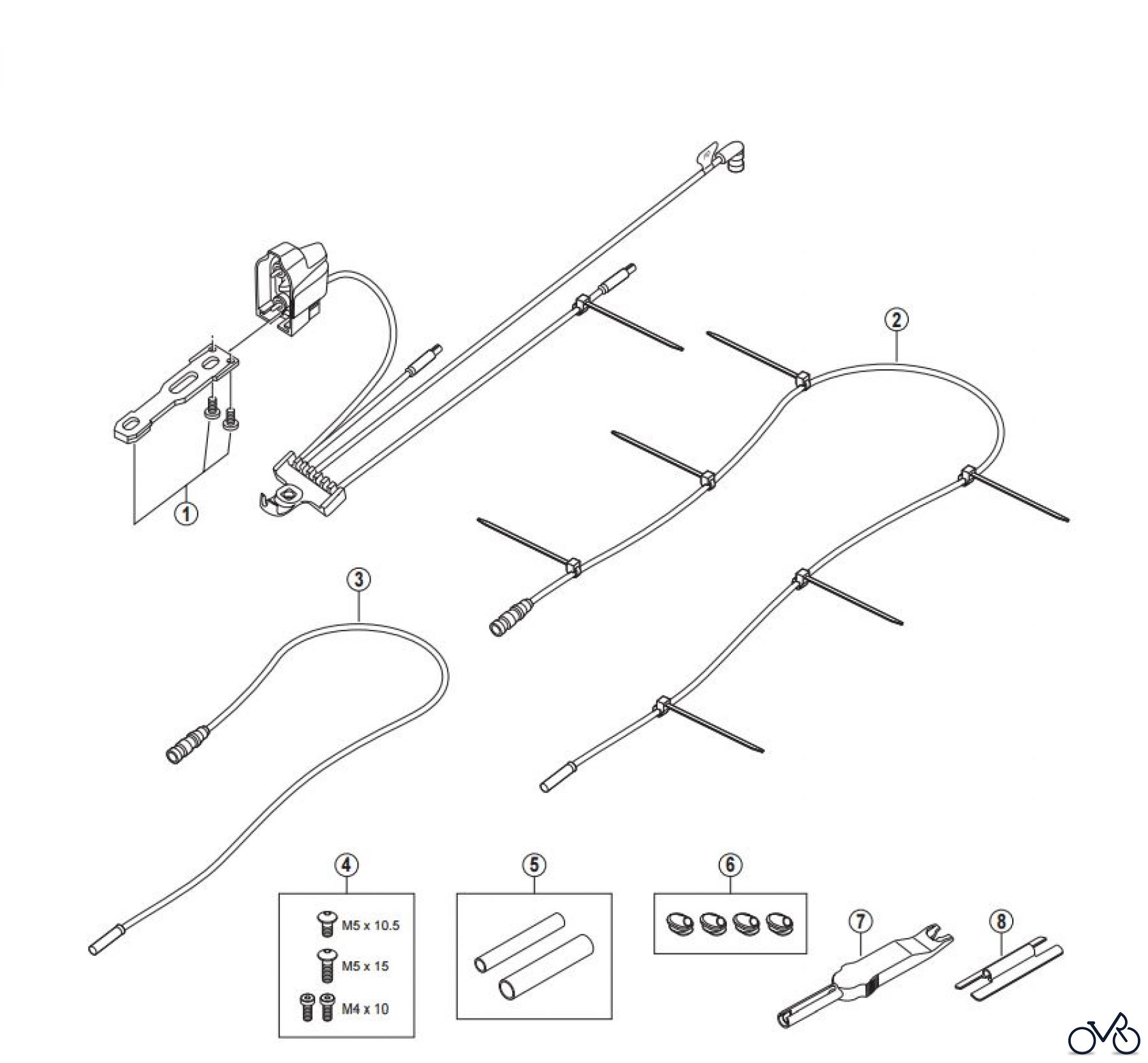  Shimano EW Elektrische Kabel EW-7974  DURA-ACE Electric Cable