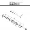 Shimano FH Free Hub - Freilaufnabe Ersatzteile FH-M785 -3174  DEORE XT Freehub (8/9/10-Speed) for Disc Brake