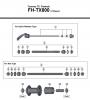 Shimano FH Free Hub - Freilaufnabe Ersatzteile FH-TX800 -3750 Tourney TX Freehub