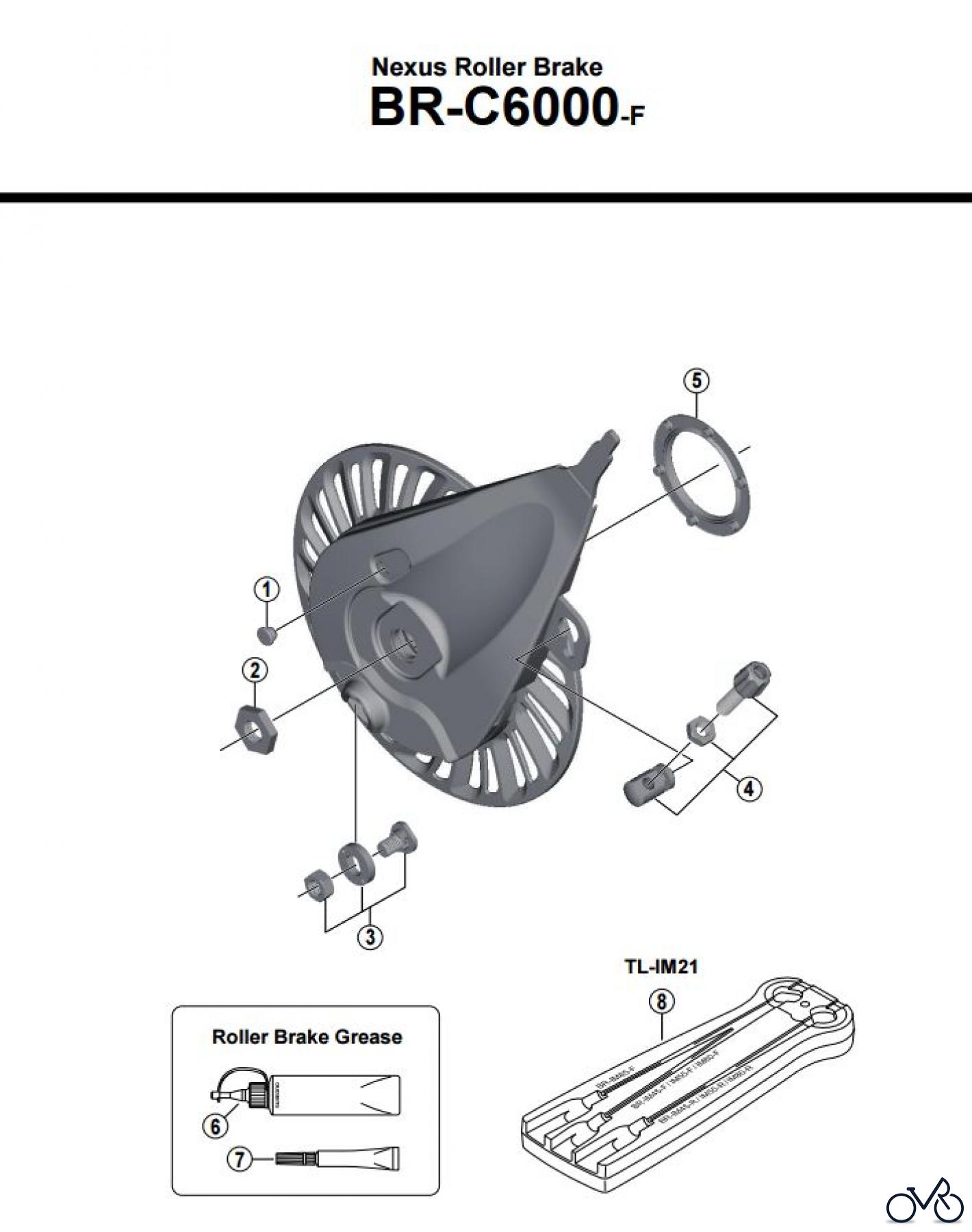  Shimano BR Brake - Bremse BR-C6000-F -3741