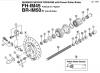 Shimano BR Brake - Bremse Ersatzteile BR-IM50F, 1999 ,-1822 SHIMANO NEXAVE FREEHUB w/Hi-Power Roller Brake