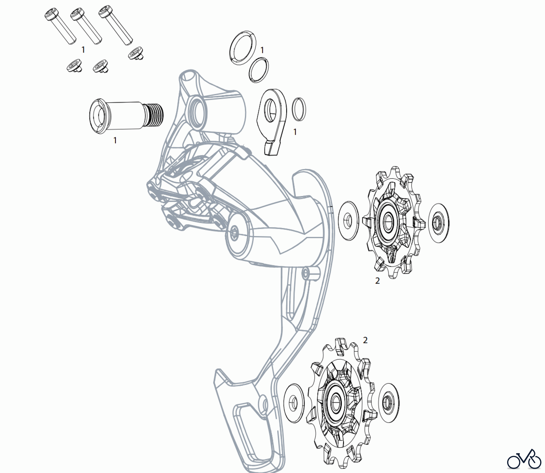  Sram Sram SRAM GX 2X11 TYPE 2.1 - REAR DERAILLEUR