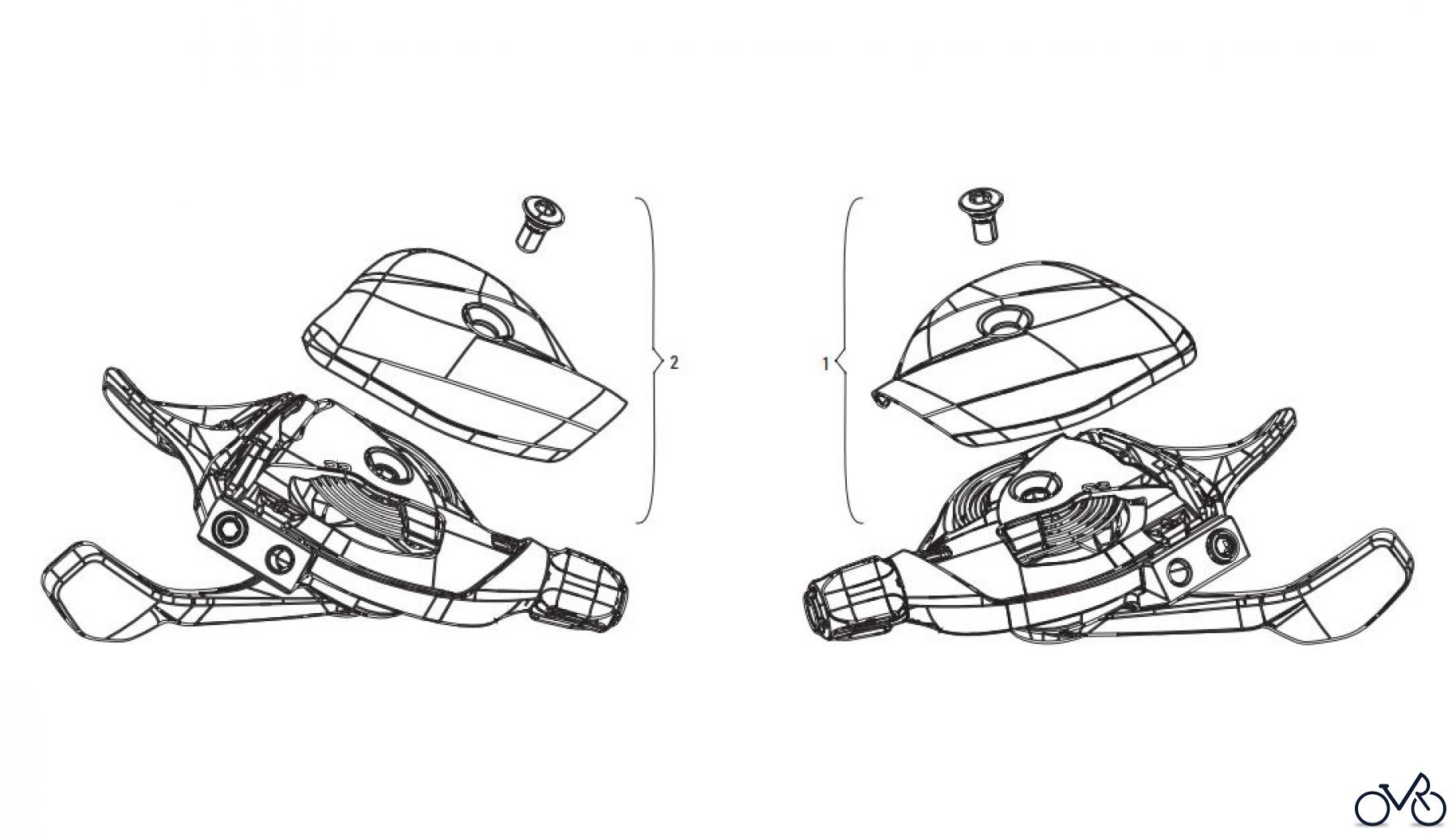  Sram Sram SRAM GX - TRIGGER SHIFTER 2X10 / 2X11