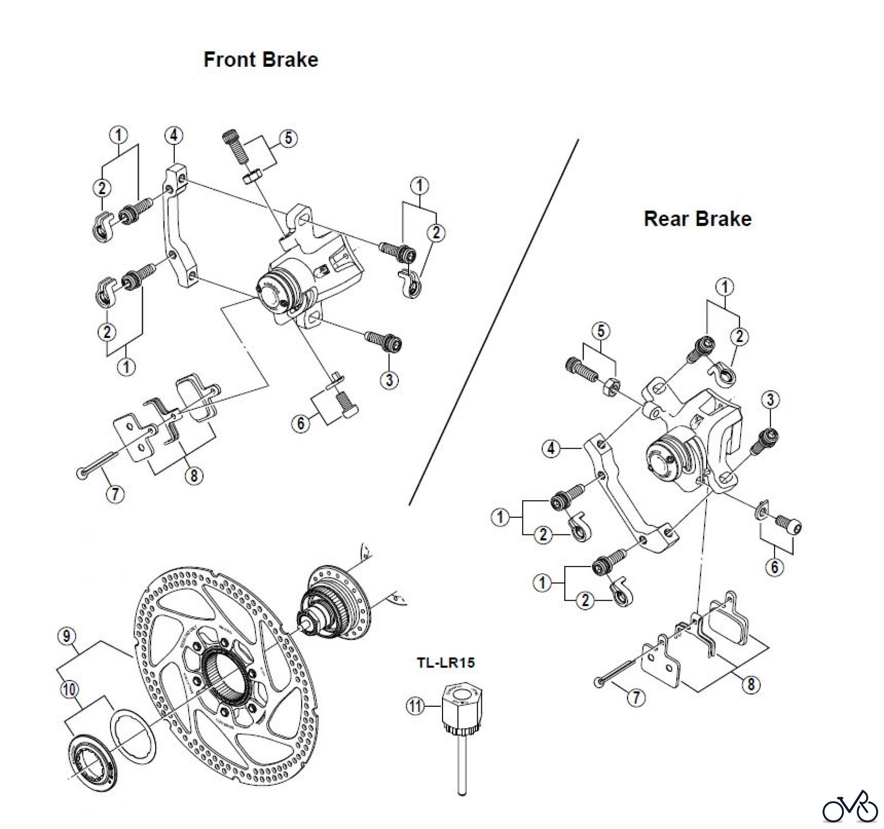  Shimano BR Brake - Bremse BR-M415--SMRT53