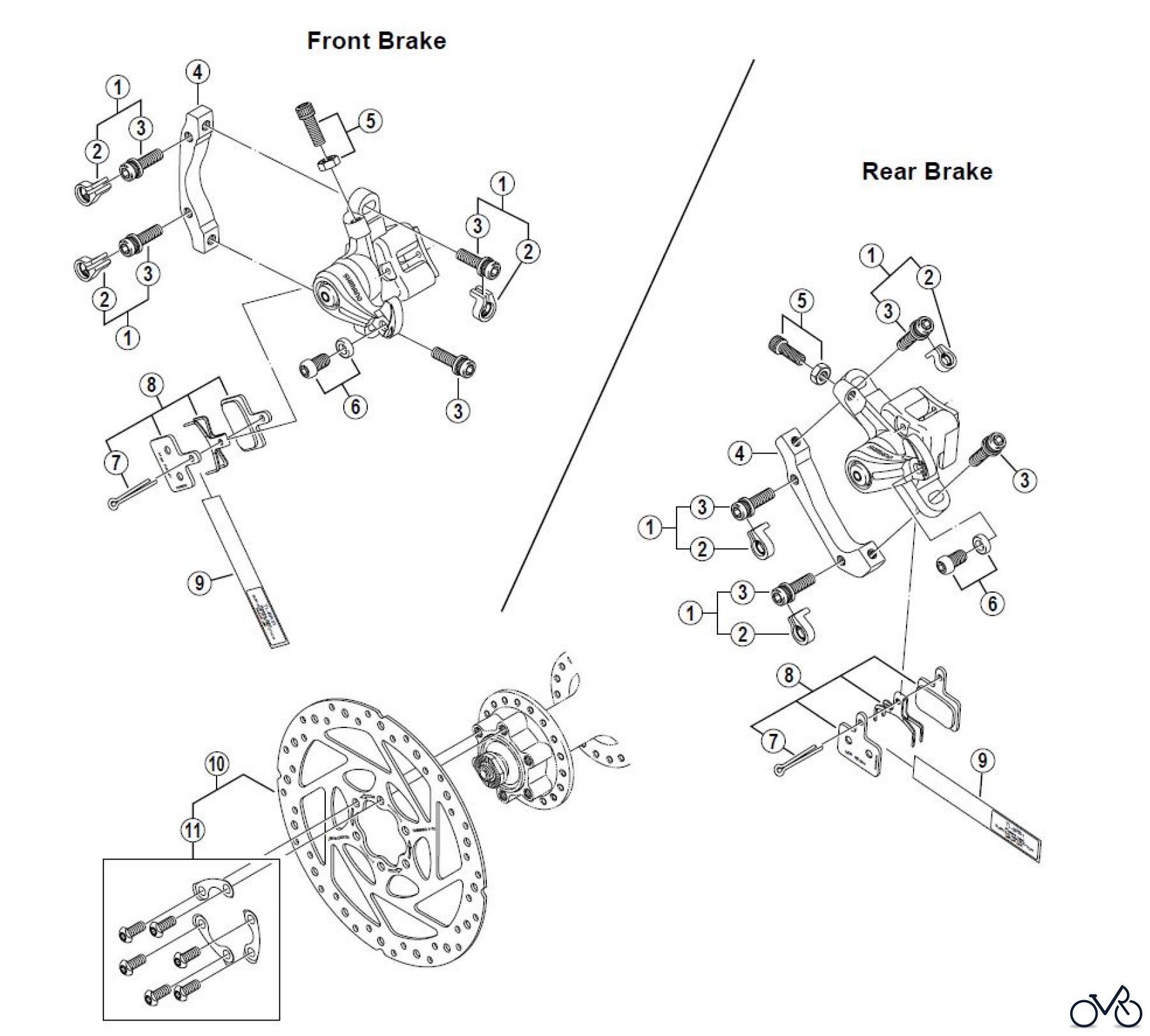  Shimano BR Brake - Bremse BR-M475-2179C
