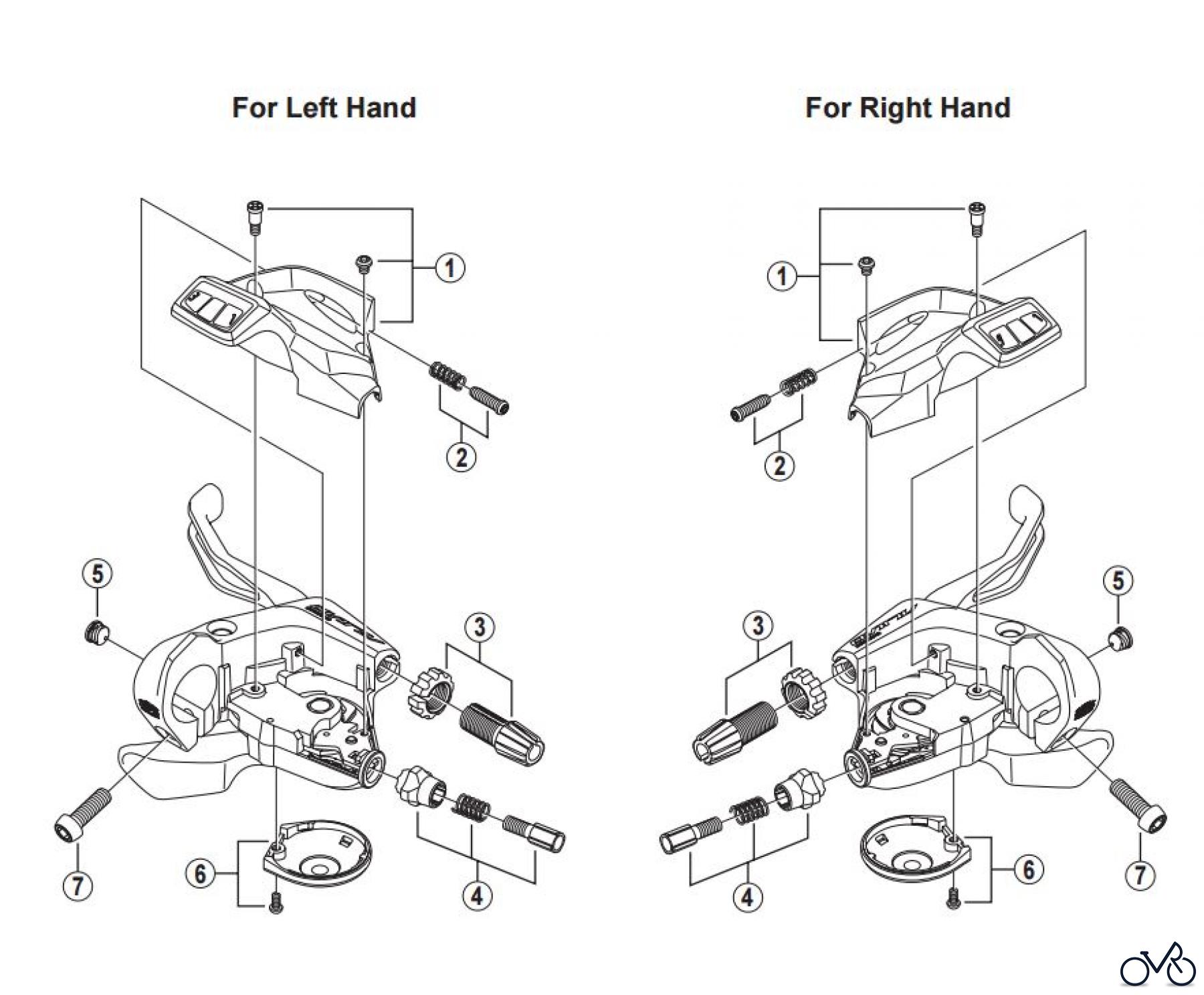 Shimano ST Rapidfire- Schaltbremshebel ST-M430, ALIVIO Rapidfire Plus Lever