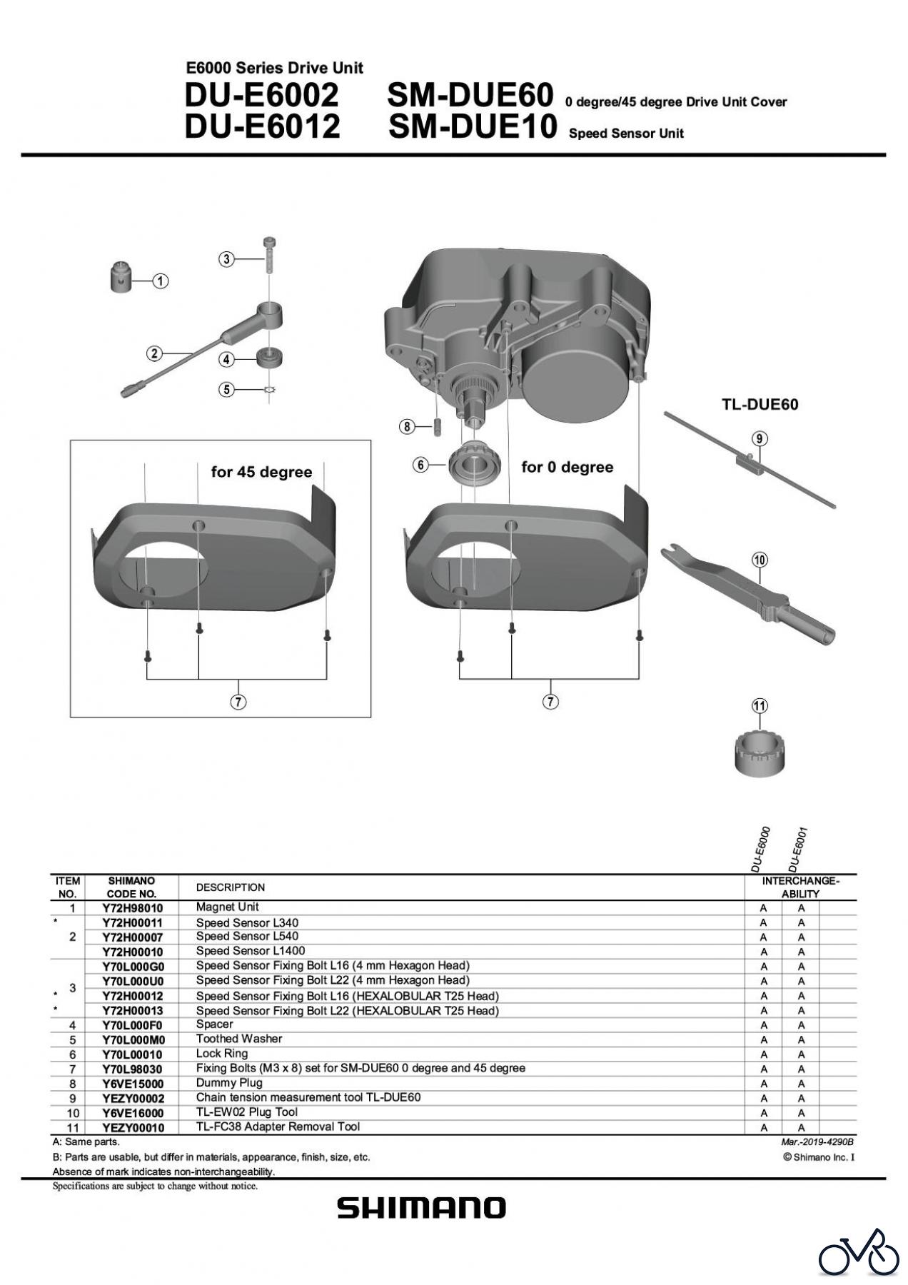 Shimano DU Drive Unit Antriebseinheit (E-Bike) DU-E6002