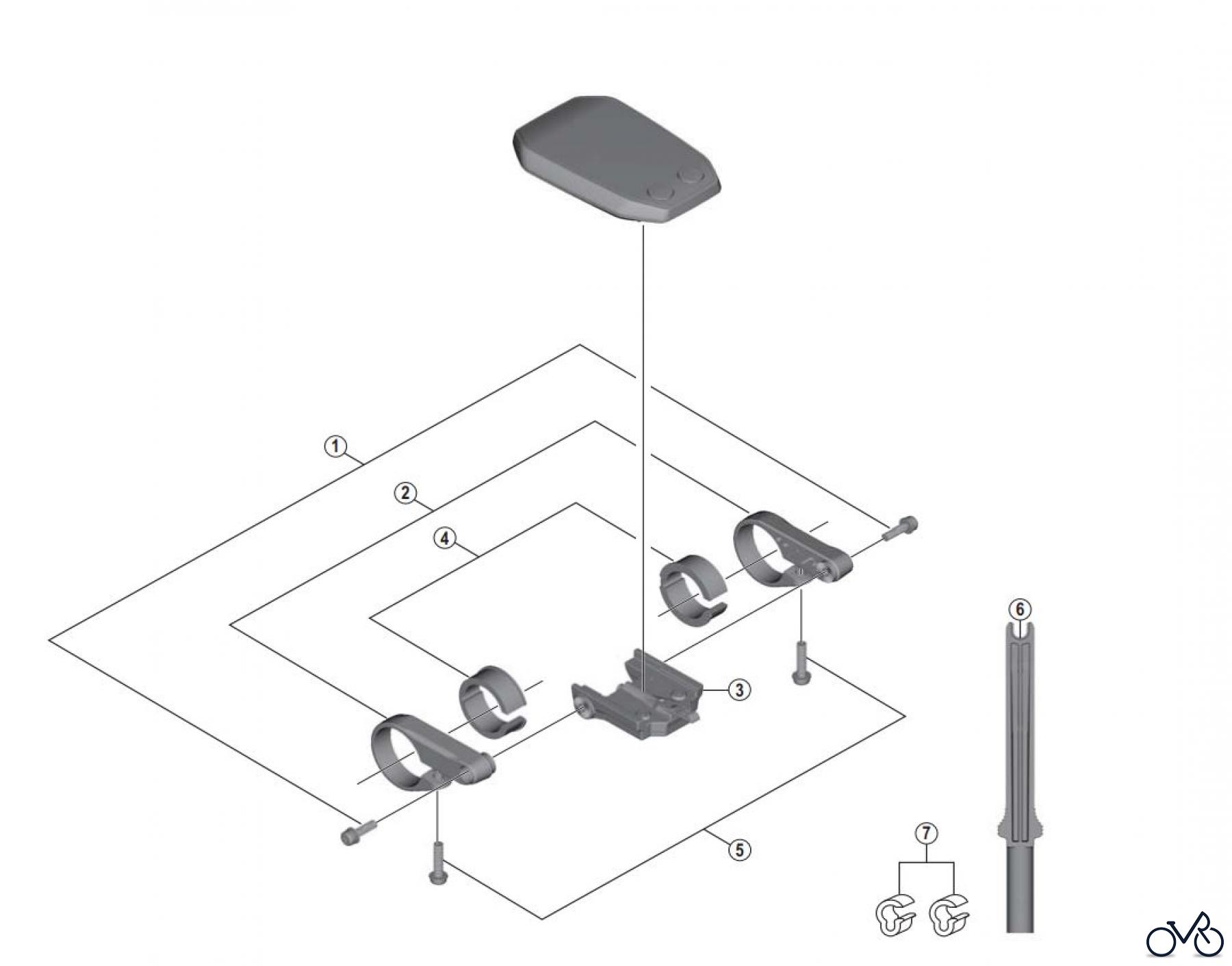 Shimano SC Speed Calculator - Fahrrad-Tacho E-Bike SC-E6010
