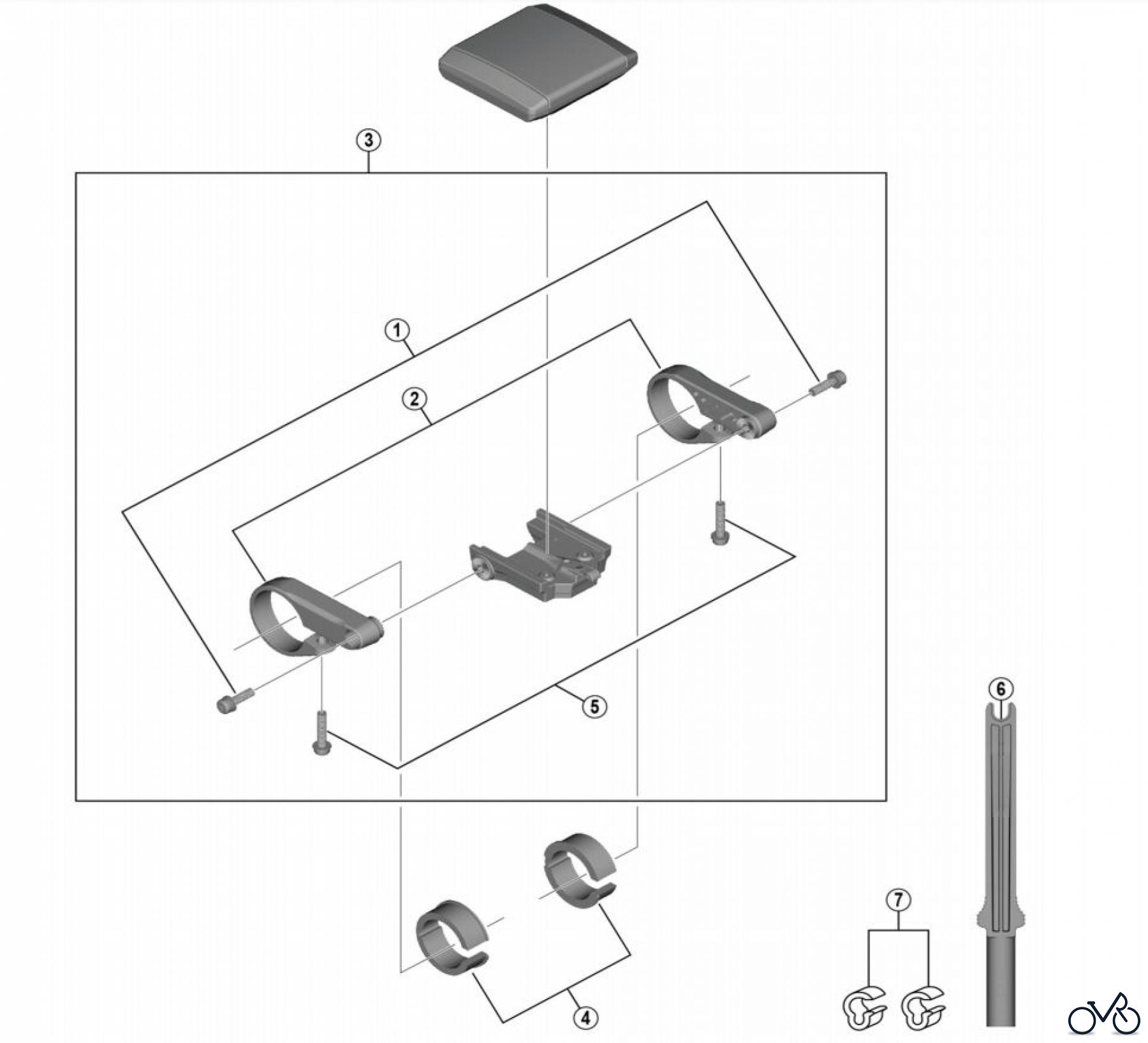  Shimano SC Speed Calculator - Fahrrad-Tacho E-Bike SC-E6000