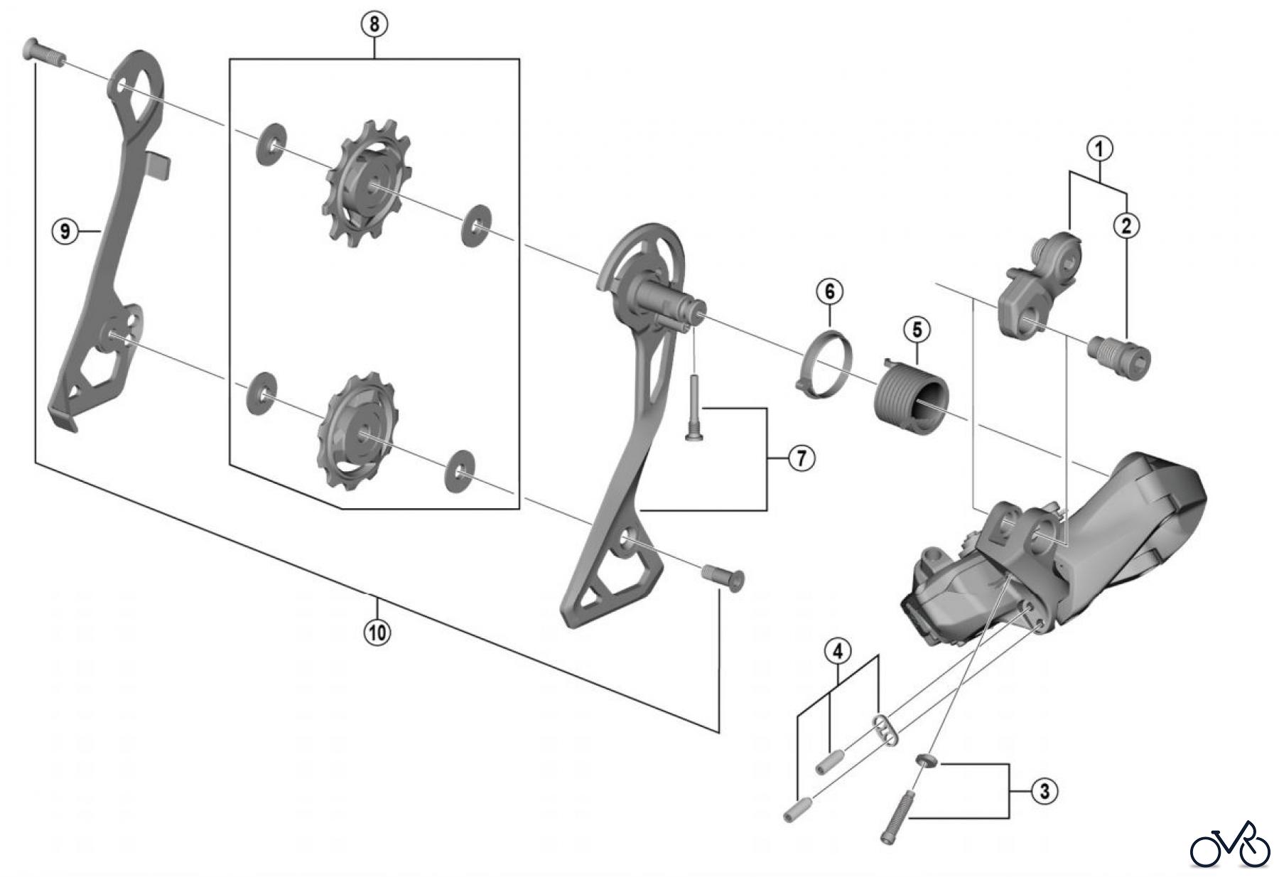  Shimano RD Rear Derailleur - Schaltwerk RD-R8050-GS-431  ULTEGRA Rear Derailleur