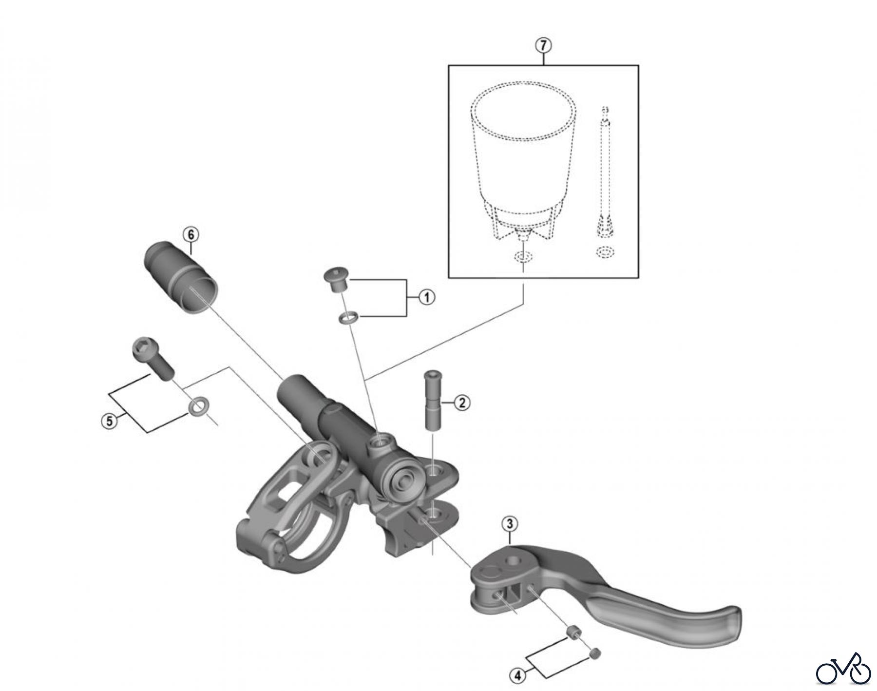  Shimano BL Brake Lever - Bremshebel BL-M9100 (-4371) XTR Brake Lever
