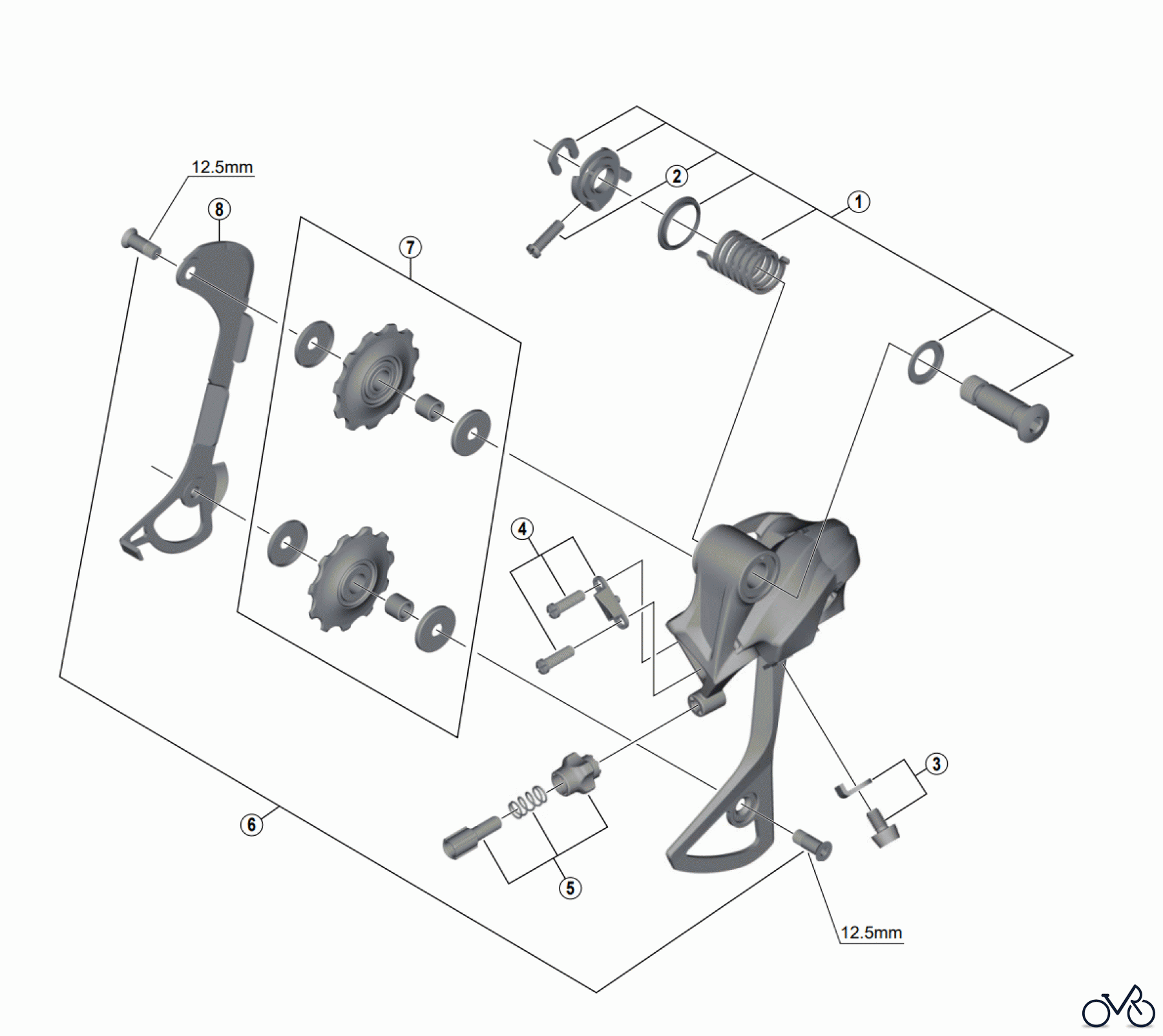  Shimano RD Rear Derailleur - Schaltwerk RD-T3000 (-3888A)  ACERA RD-T3000 (SGS)