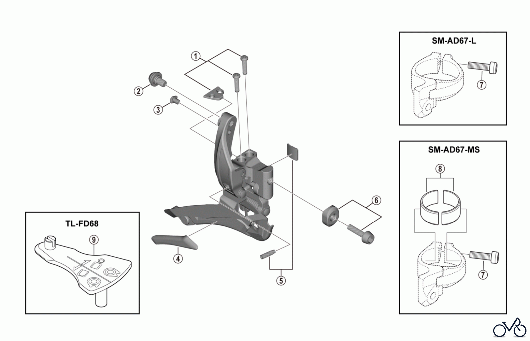 Shimano FD Front Derailleur - Umwerfer FD-U5000 METREA Umwerfer
