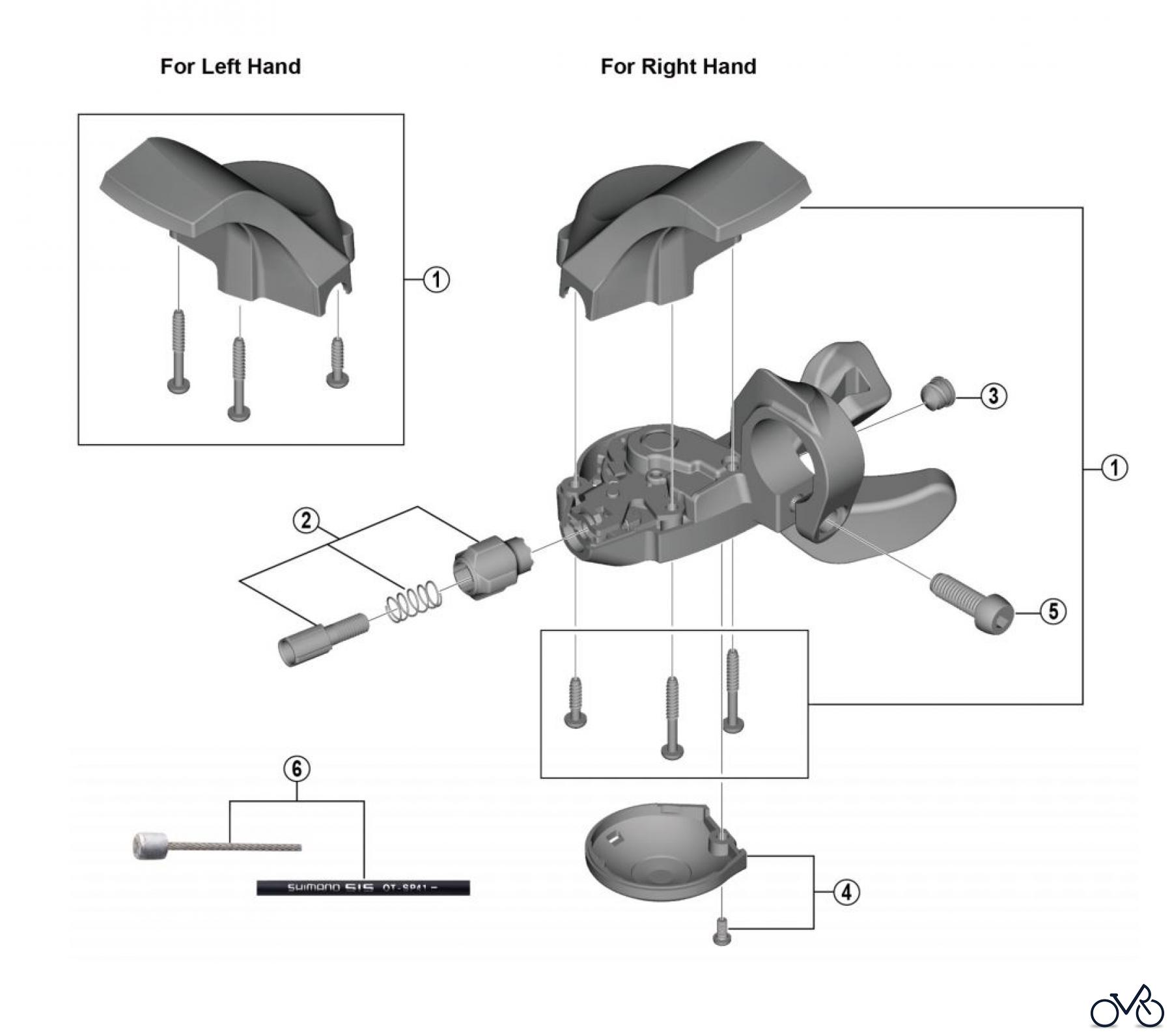 Shimano SL Shift Lever - Schalthebel SL-R2000 CLARIS Rapidfire Plus Lever