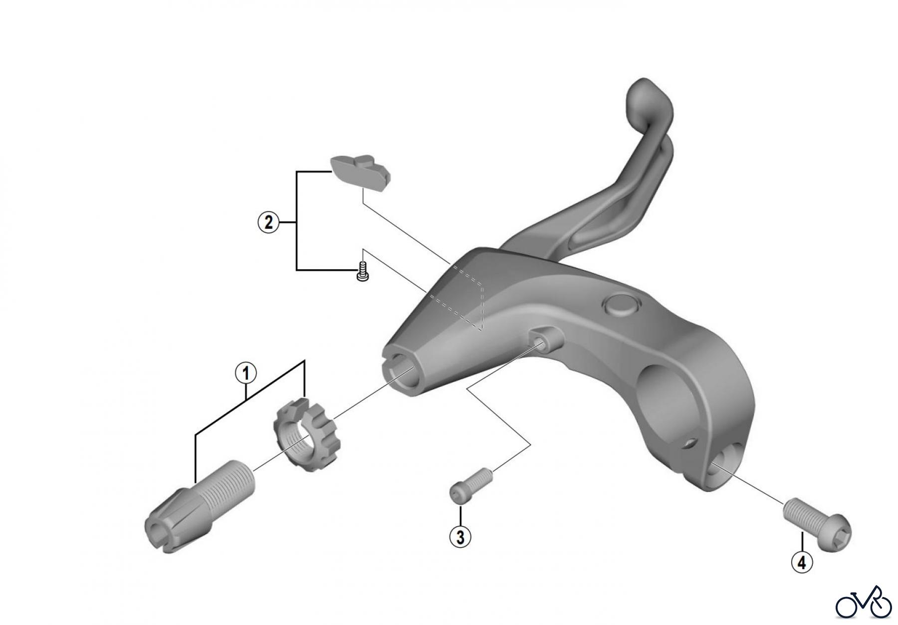  Shimano BL Brake Lever - Bremshebel BL-R3000 SORA Brake Lever