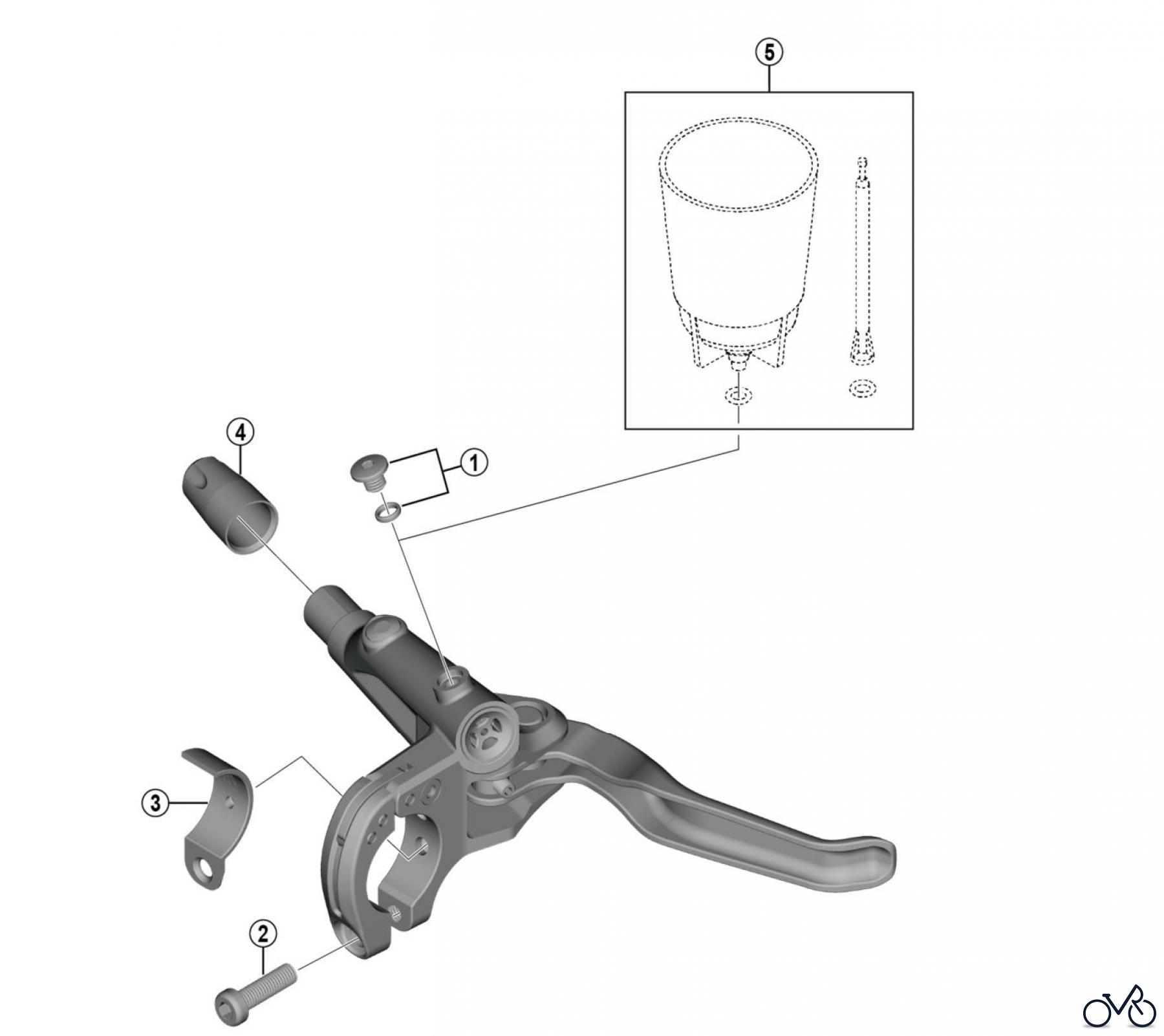  Shimano BL Brake Lever - Bremshebel BL-RS600 Brake Lever
