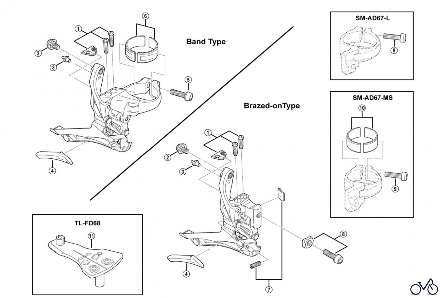  Shimano FD Front Derailleur - Umwerfer FD-6800 (-3604E) ULTEGRA Front Derailleur
