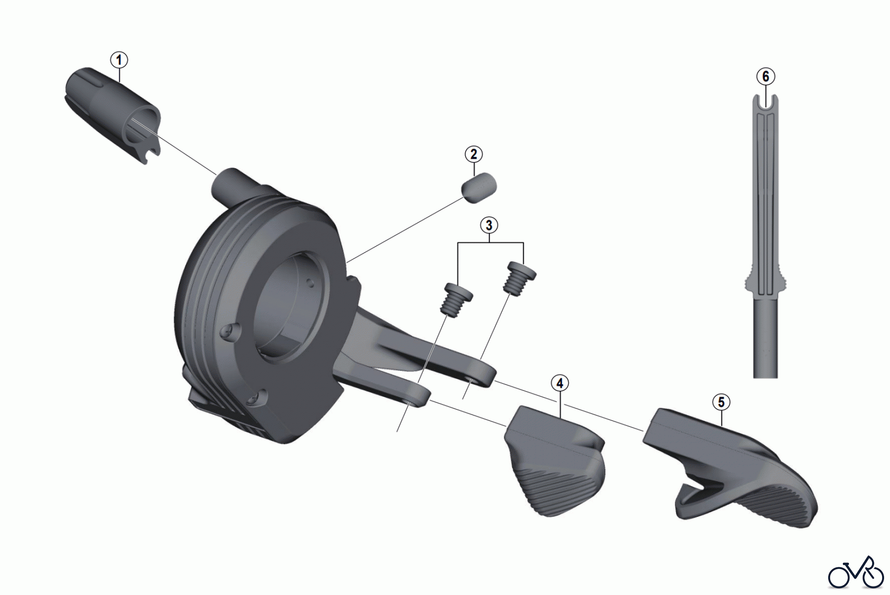 Shimano SW Switch - Schalter SW-M9050 Shifting Switch XTR