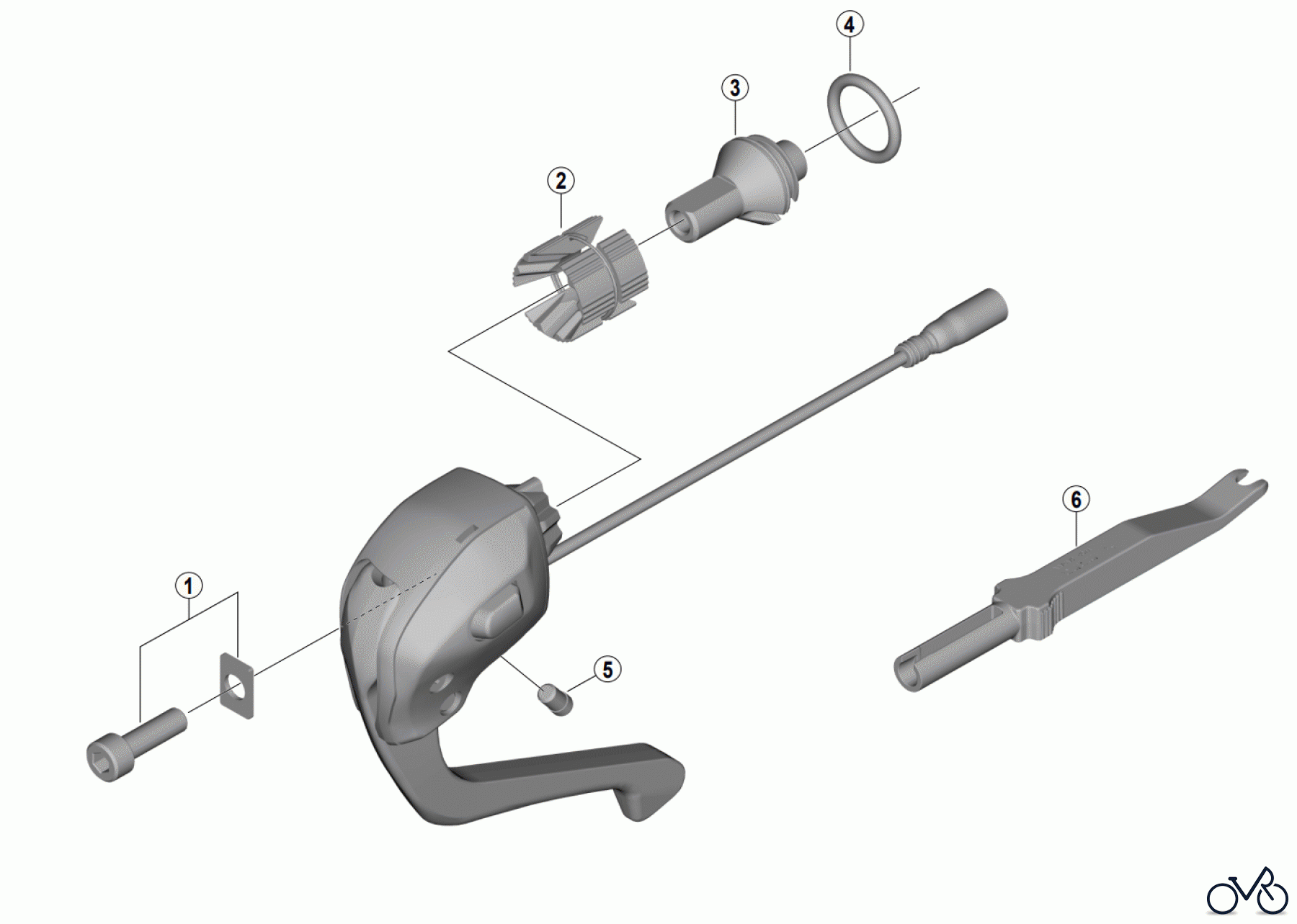 Shimano ST Rapidfire- Schaltbremshebel ST-R9160 DURA-ACE Dual Control Lever