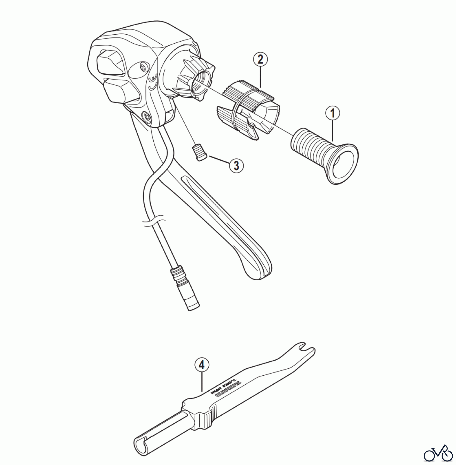 Shimano ST Rapidfire- Schaltbremshebel ST-6871 ULTEGRA Dual Control Lever