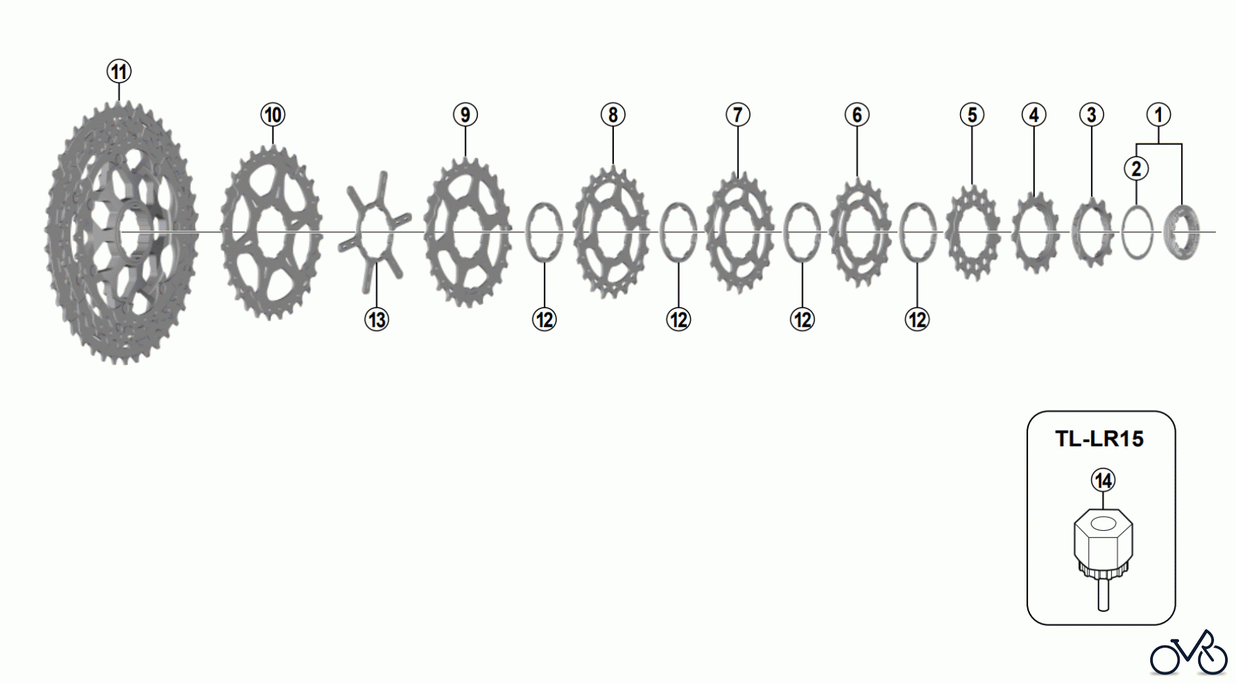  Shimano CS Cassette / Zahnkranz CS-M7000  SLX Cassette Sprocket (11-speed)