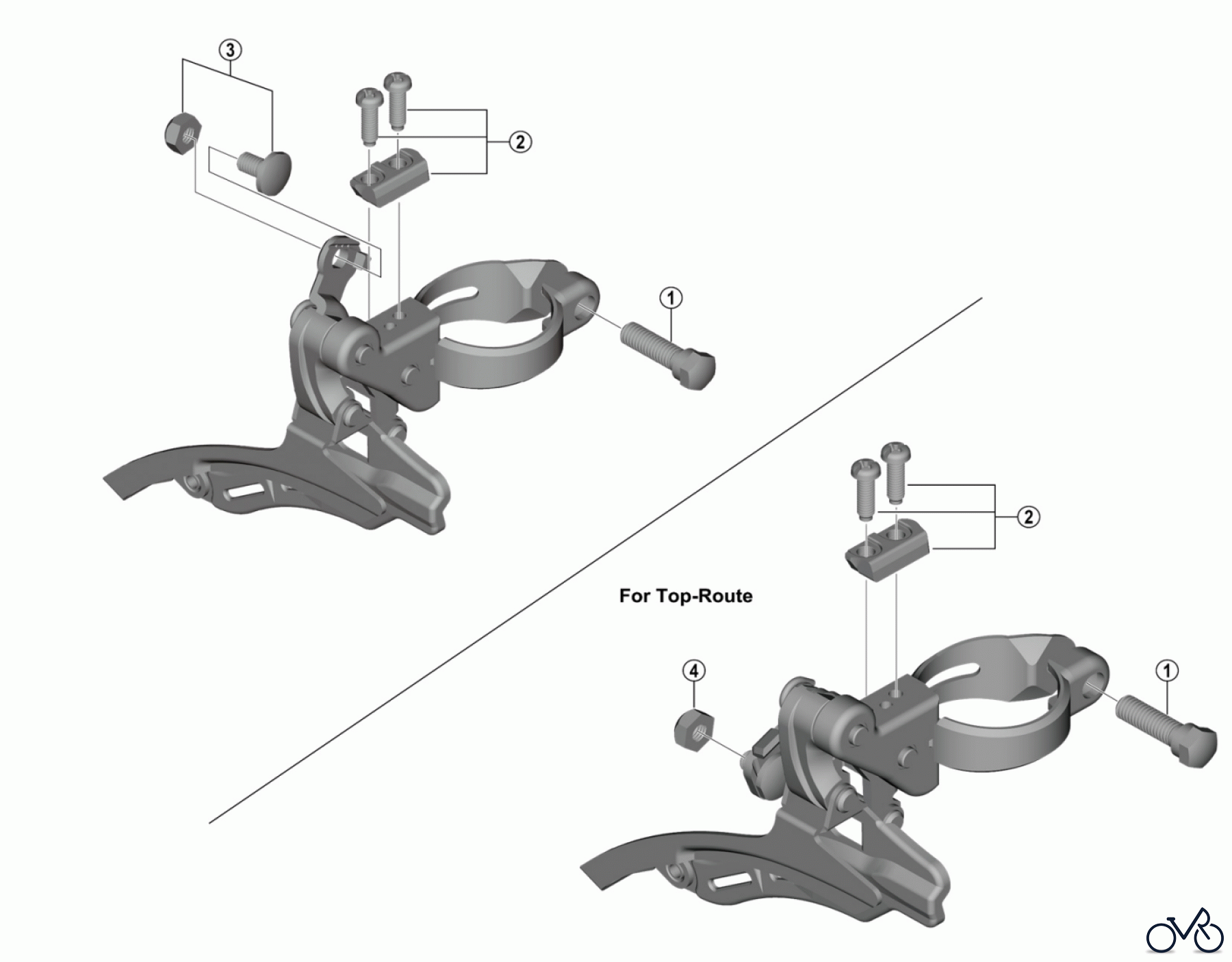  Shimano FD Front Derailleur - Umwerfer FD-TZ510Tourney TZ Front Derailleur