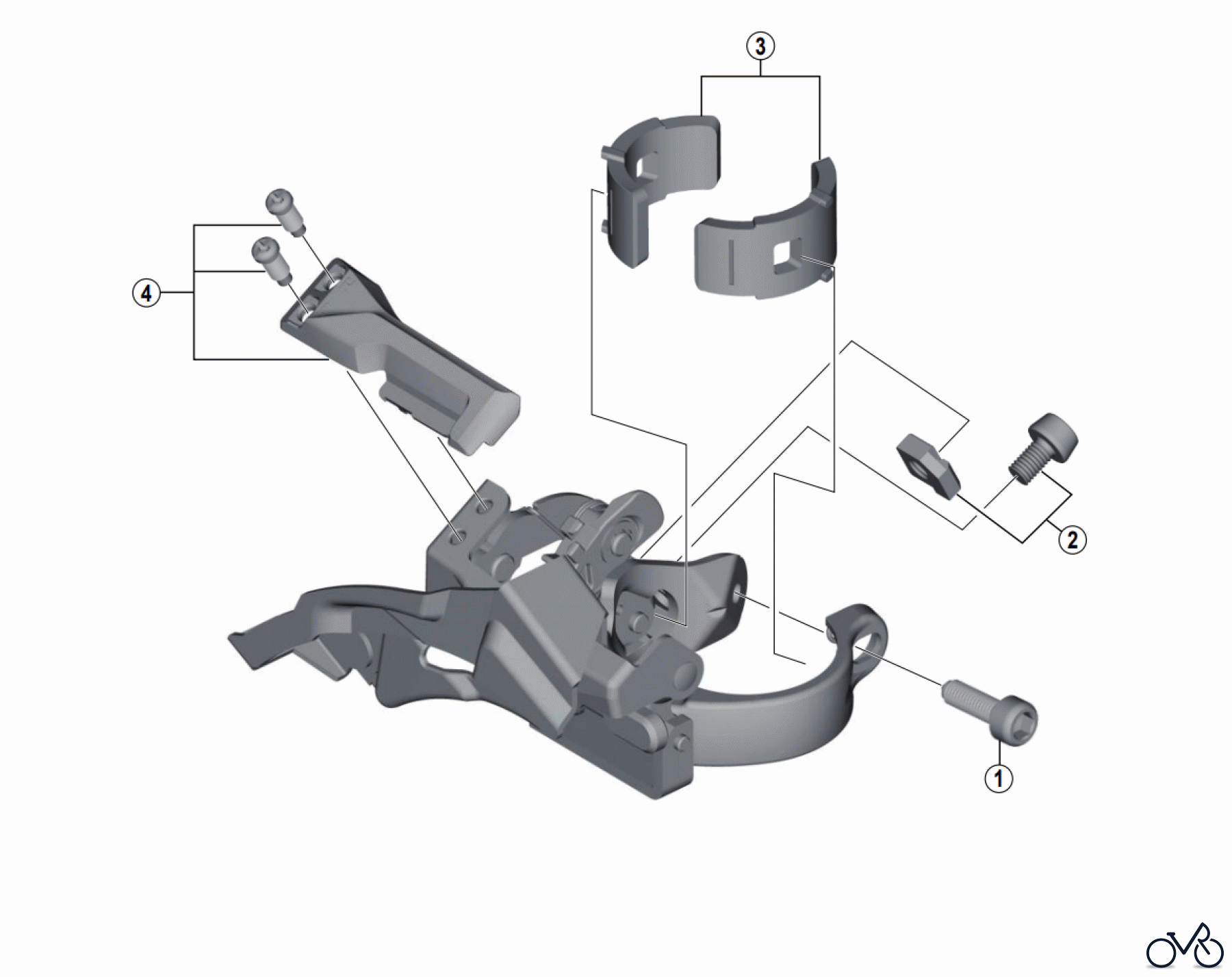  Shimano FD Front Derailleur - Umwerfer FD-M3000  ACERA Front Derailleur
