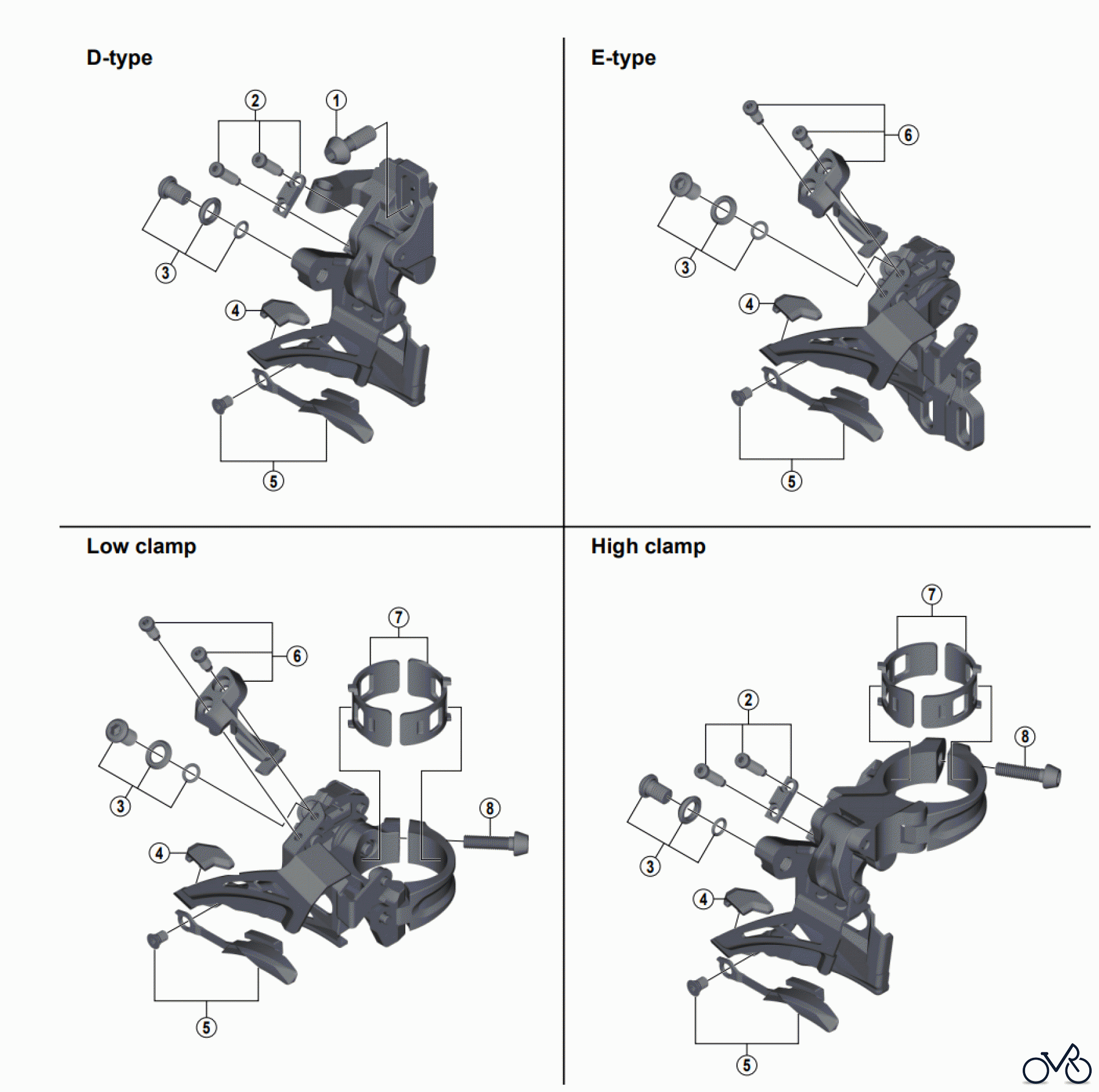  Shimano FD Front Derailleur - Umwerfer FD-m618 DEORE Front Derailleur