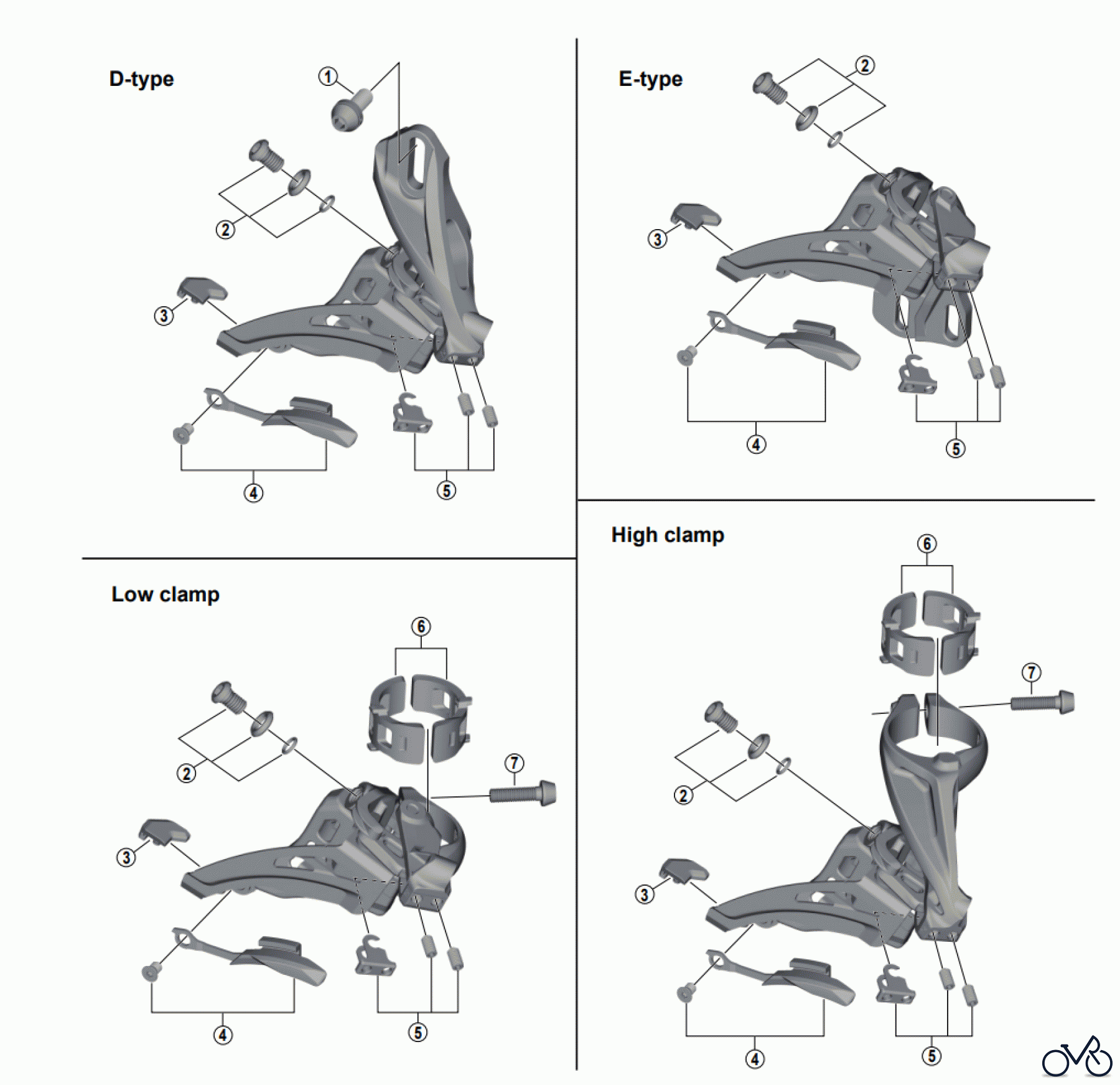 Shimano FD Front Derailleur - Umwerfer FD-M617 DEORE SIDE SWING Front Derailleur