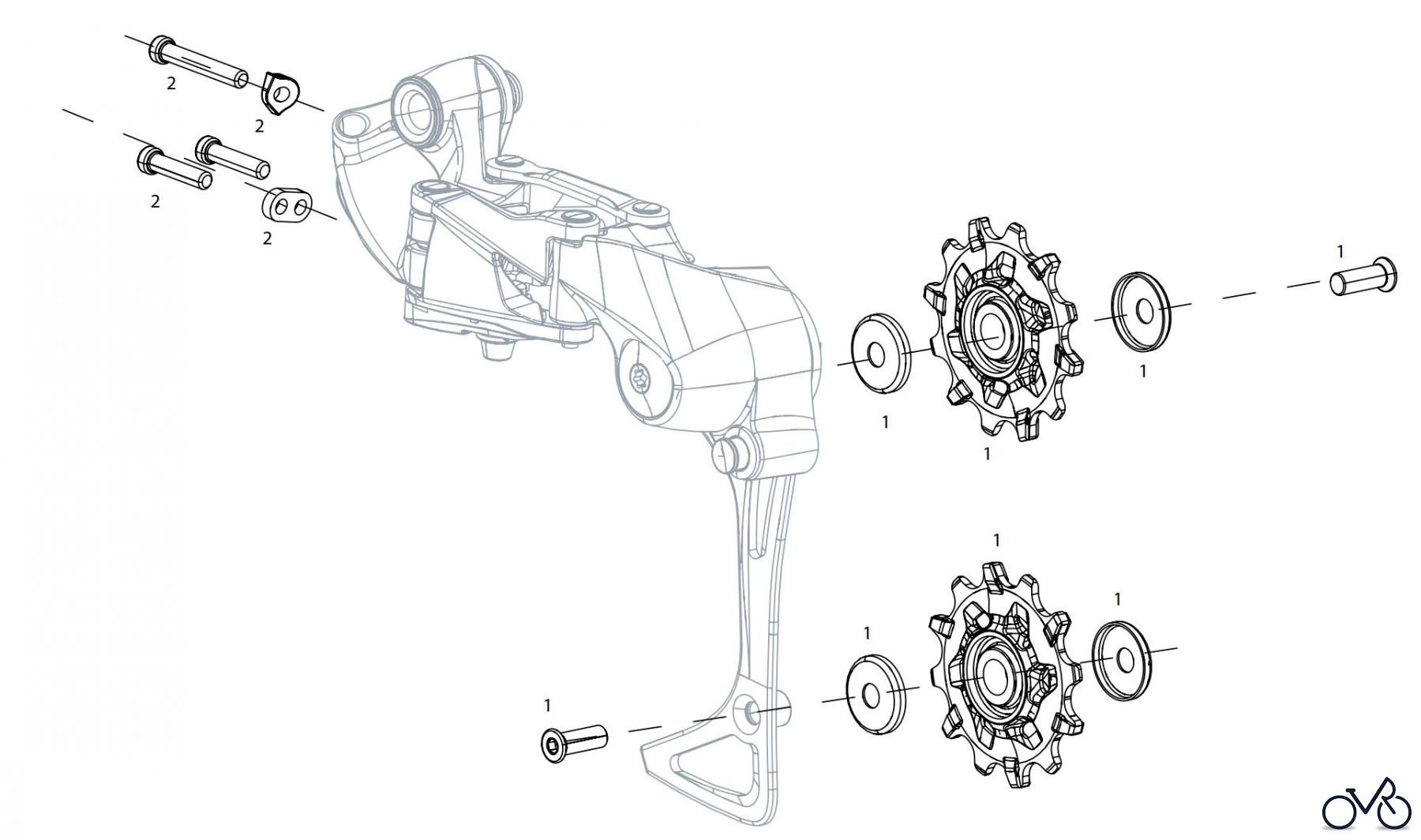  Sram Sram SRAM APEX 1 / NX - REAR DERAILLEUR
