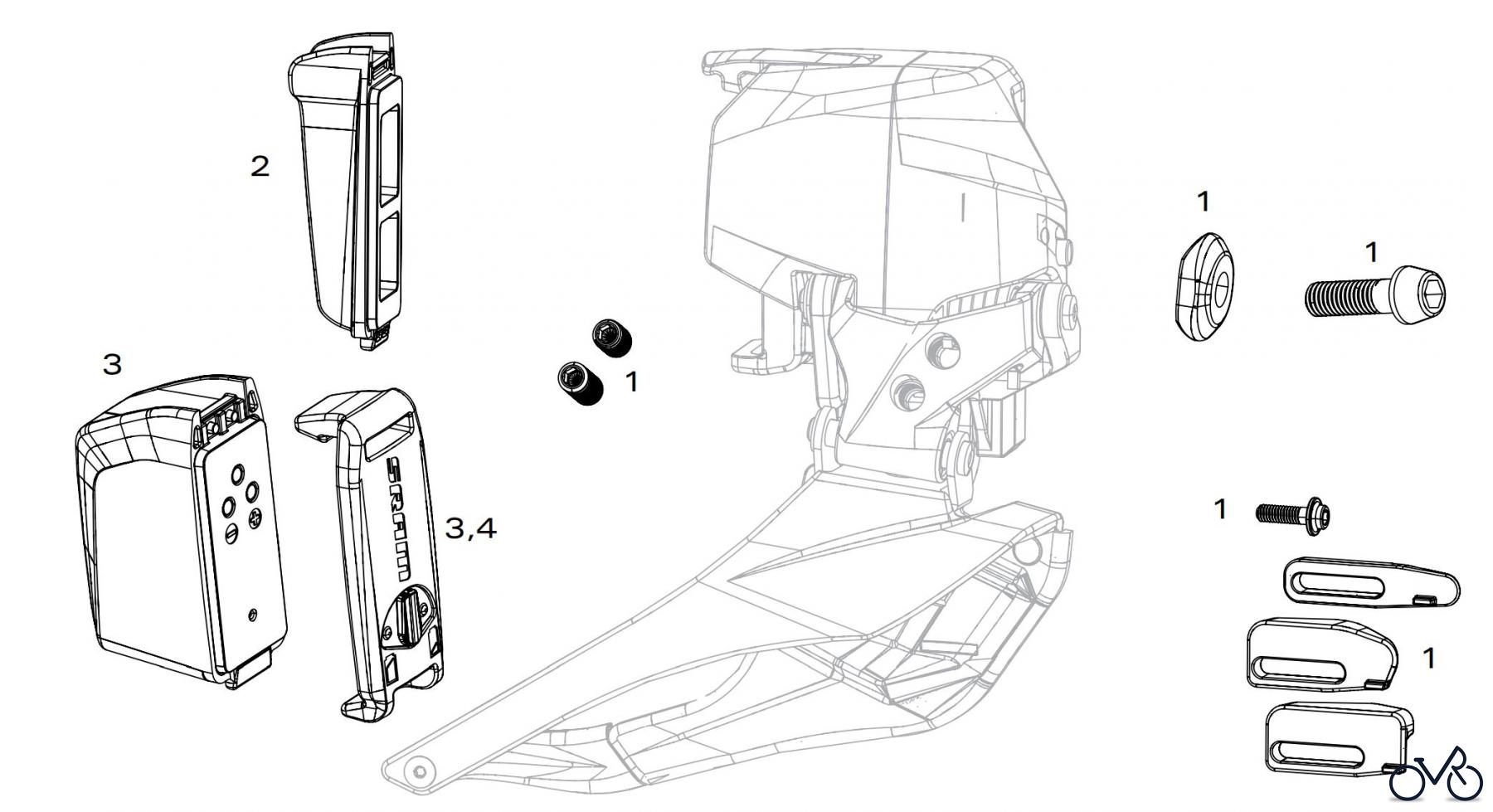  Sram Sram RED / FORCE ETAP AXS - FRONT DERAILLEUR