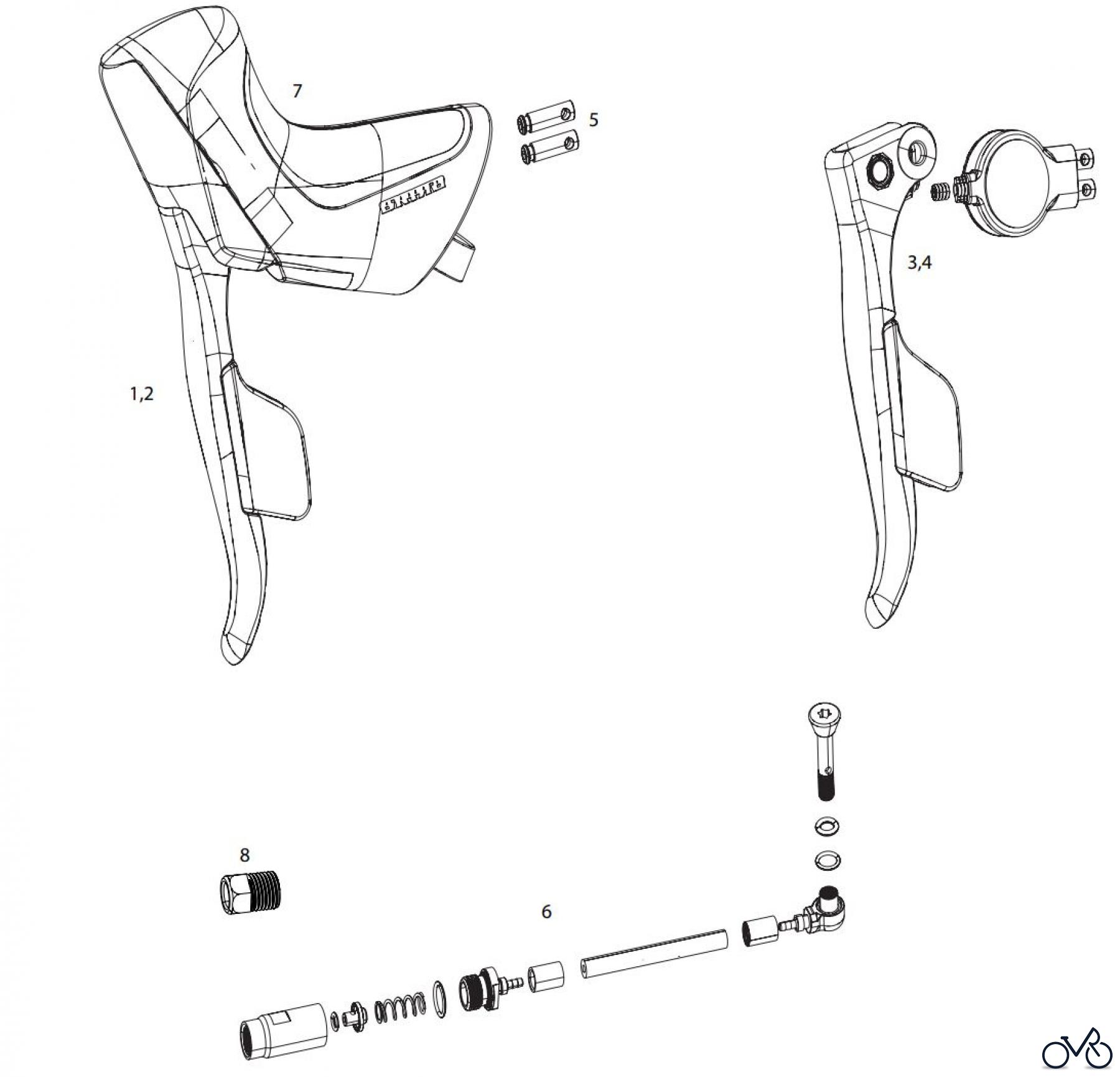  Sram Sram SRAM RED ETAP HRD - SHIFTERS / BRAKE LEVERS