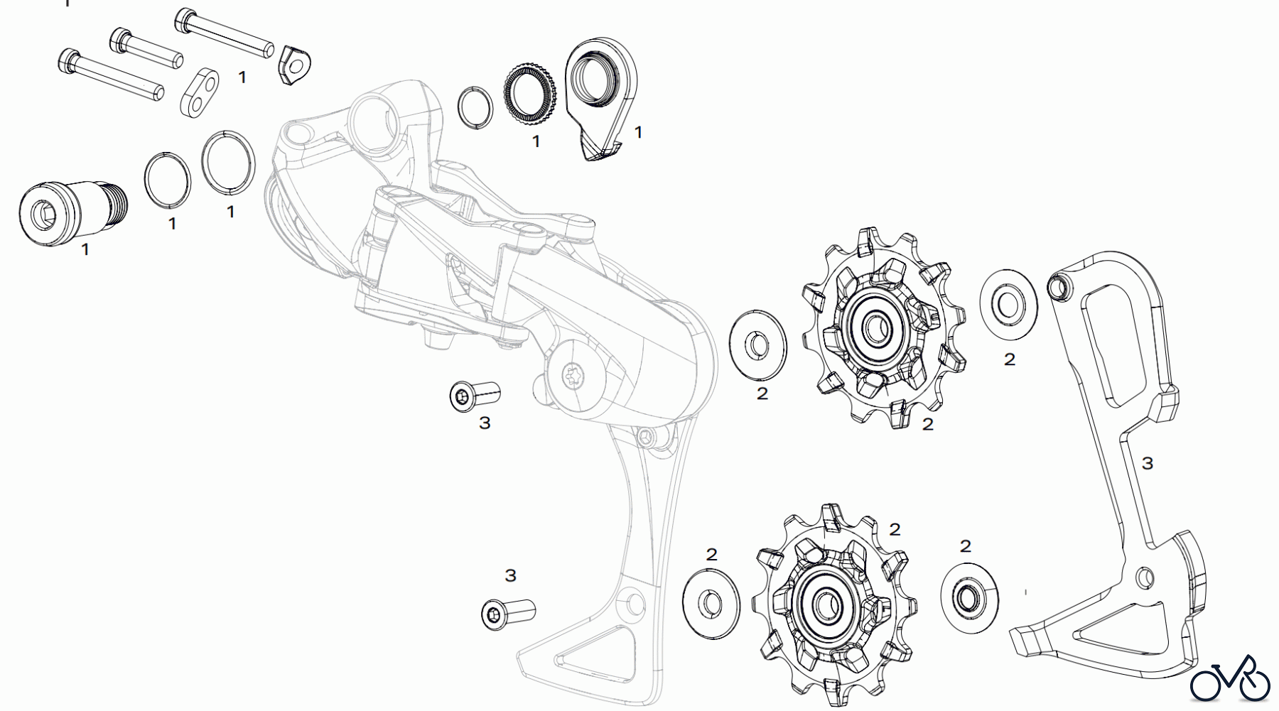  Sram Sram SRAM GX DH 7spd (2019-) - REAR DERAILLEUR
