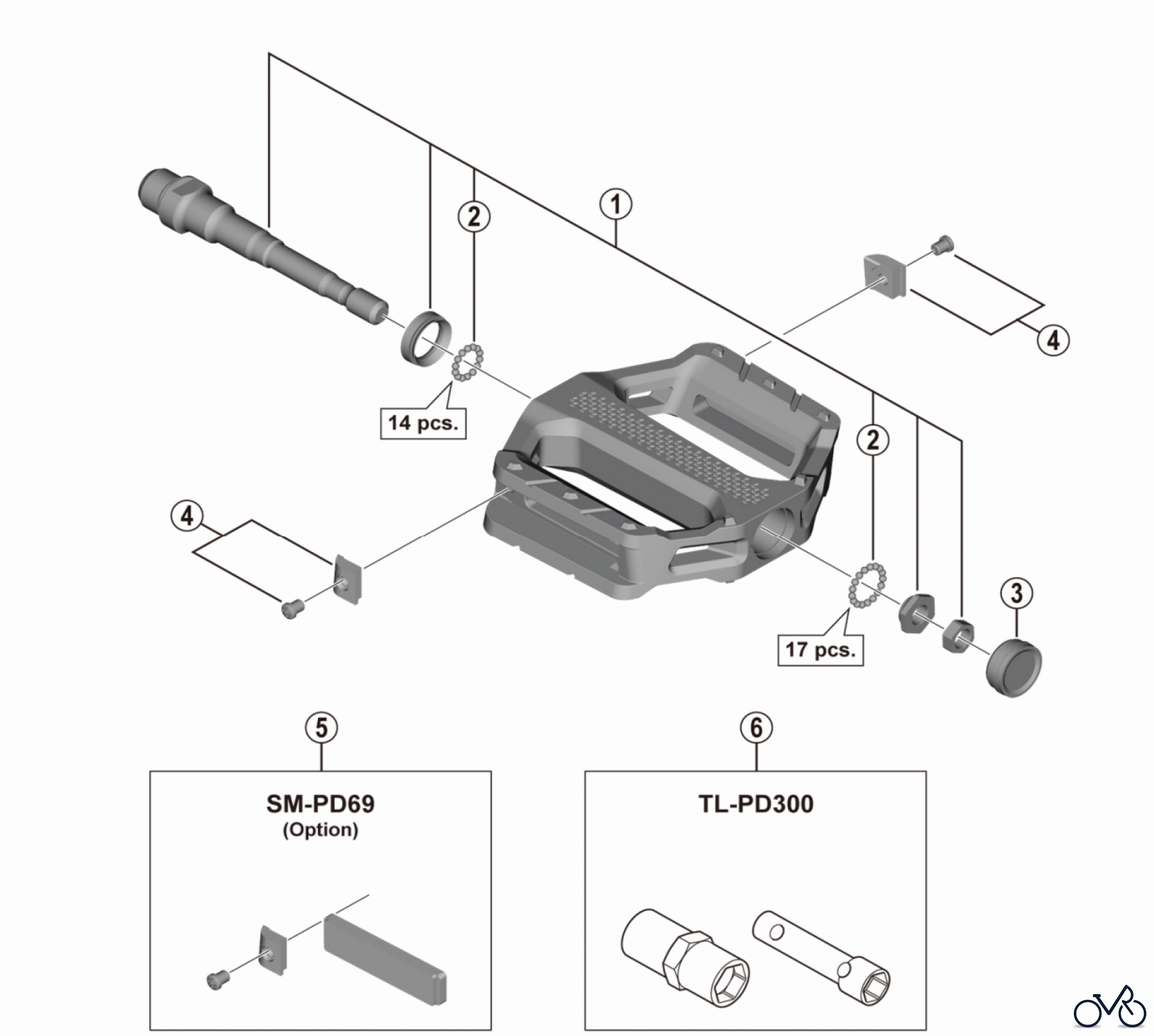 Shimano PD Pedal - Pedale PD-EF202