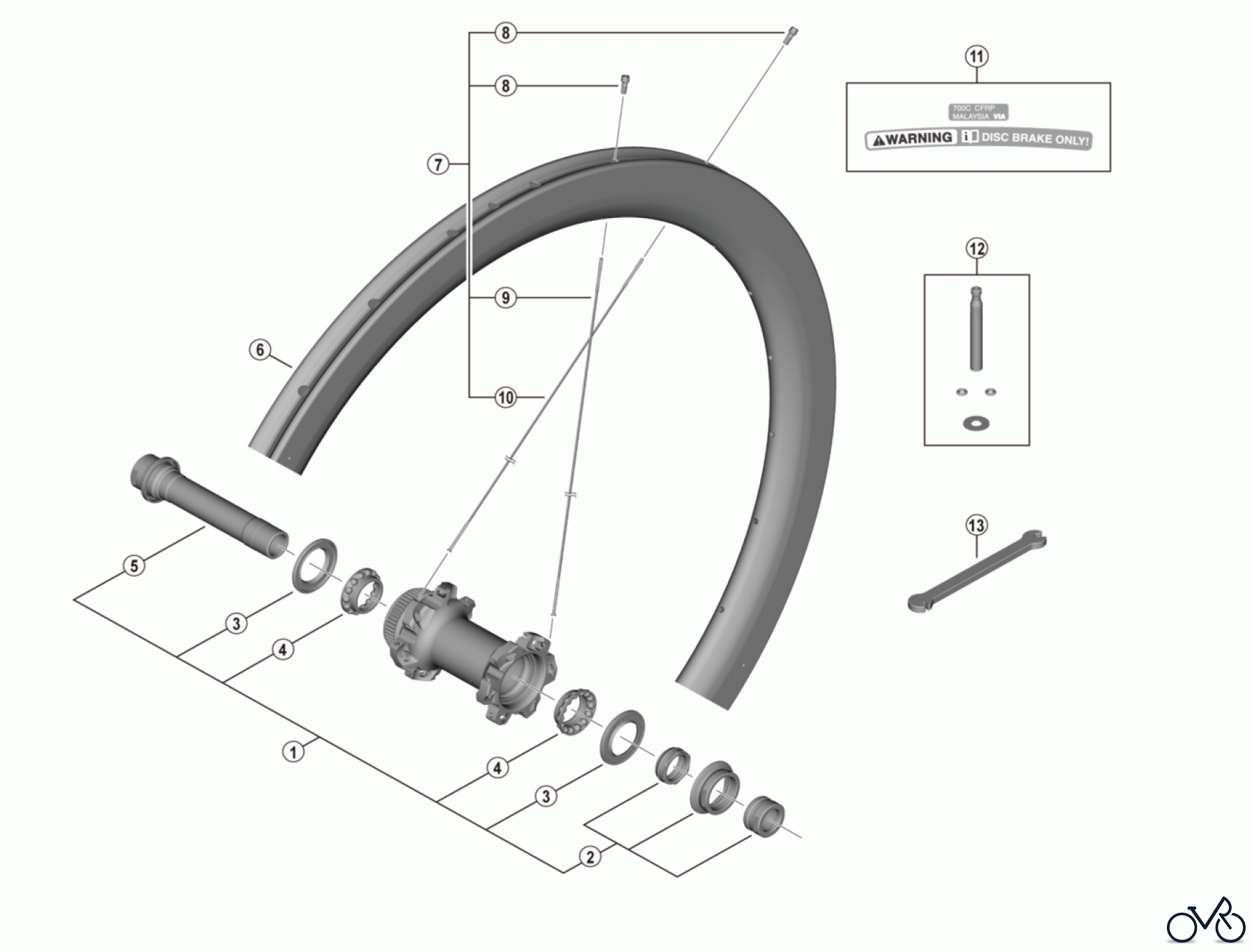  Shimano WH Wheels - Laufräder WH-R9270-C50-TU-F-4832 DURA-ACE