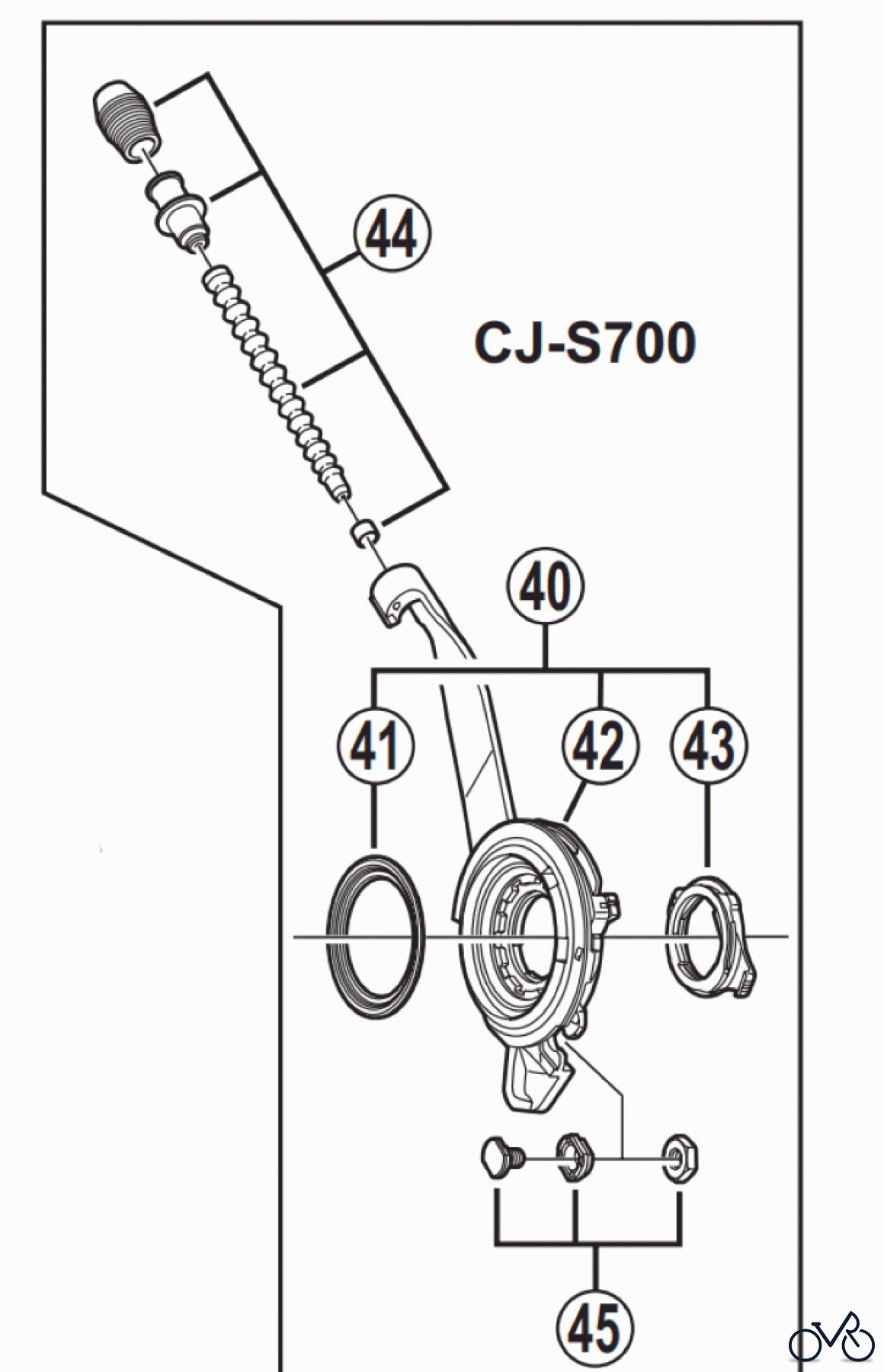  Shimano CJ Cassette Joint - Schalteinheit CJ-S700