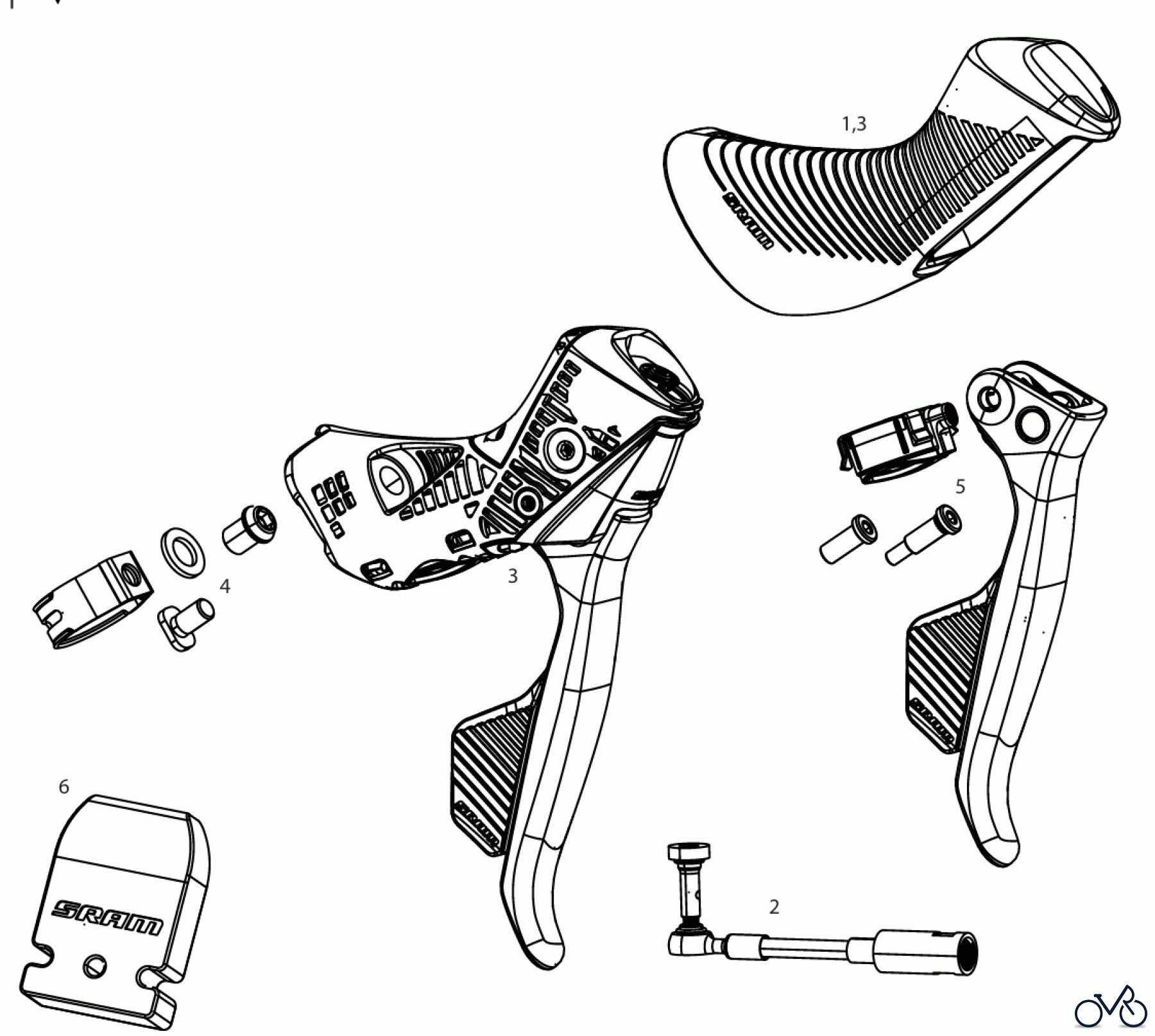 Sram Sram APEX AXS HRD (ED)- SHIFTERS / BRAKE LEVERS