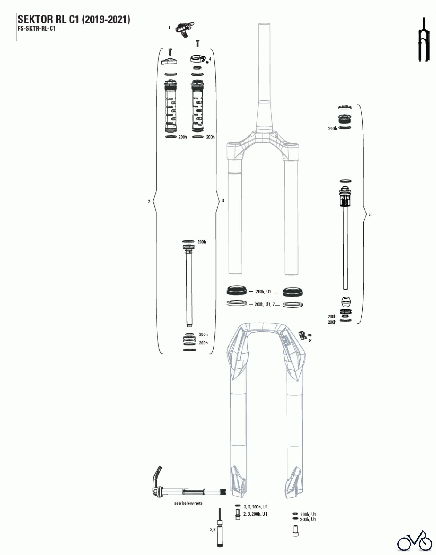  Sram RockShox SEKTOR RL C1 (2019-2021)