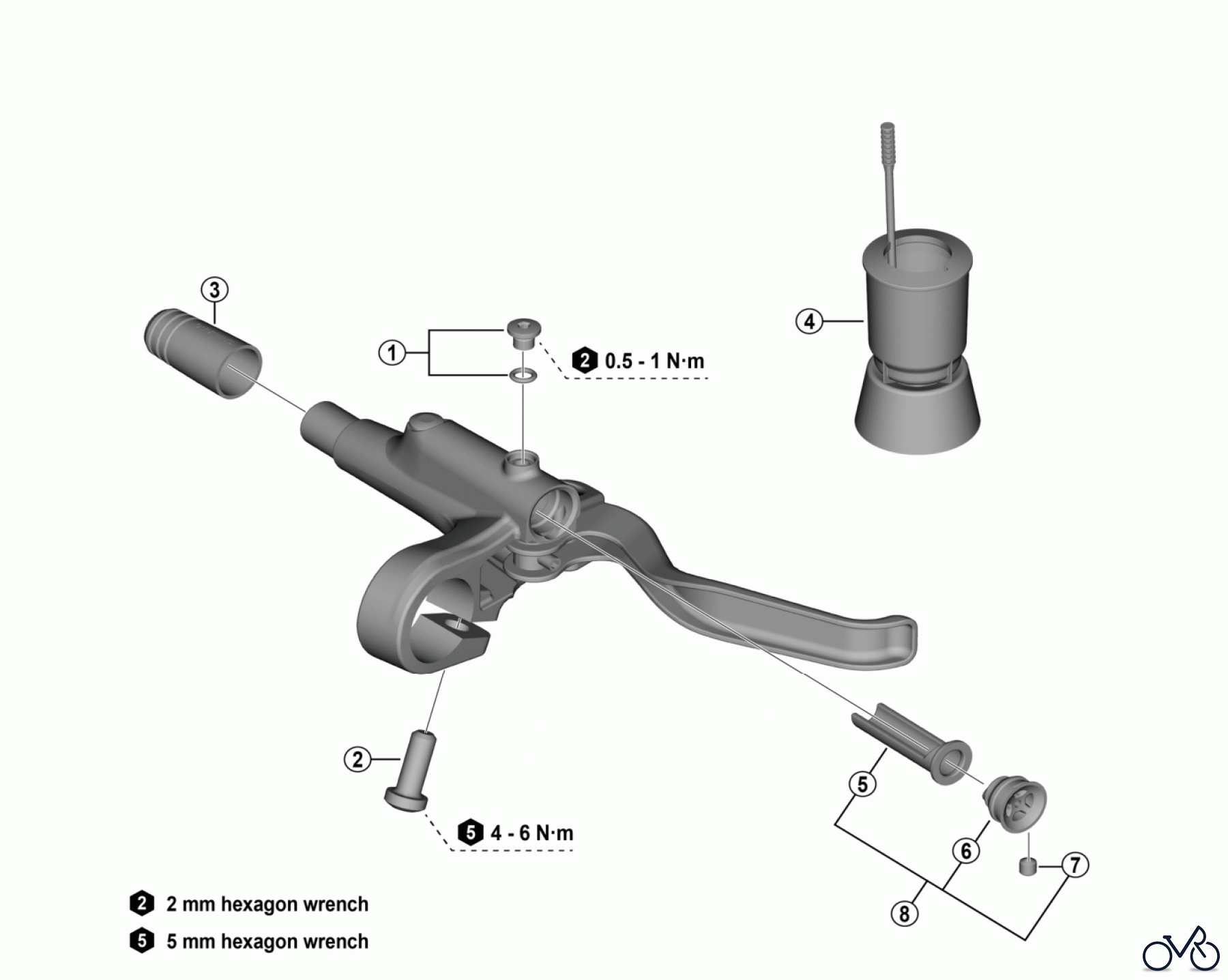  Shimano BL Brake Lever - Bremshebel BL-UR405 Shimano Bremshebel