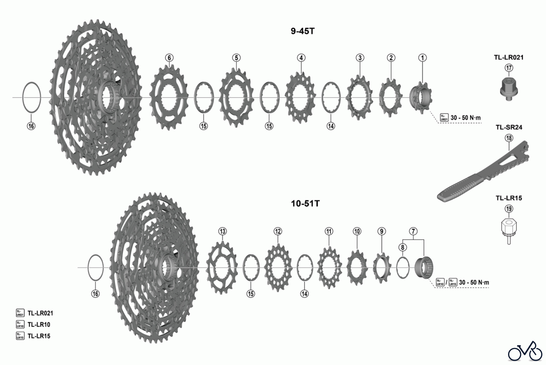  Shimano CS Cassette / Zahnkranz CS-M8200-12 12-speed  DEORE XT Cassette 
