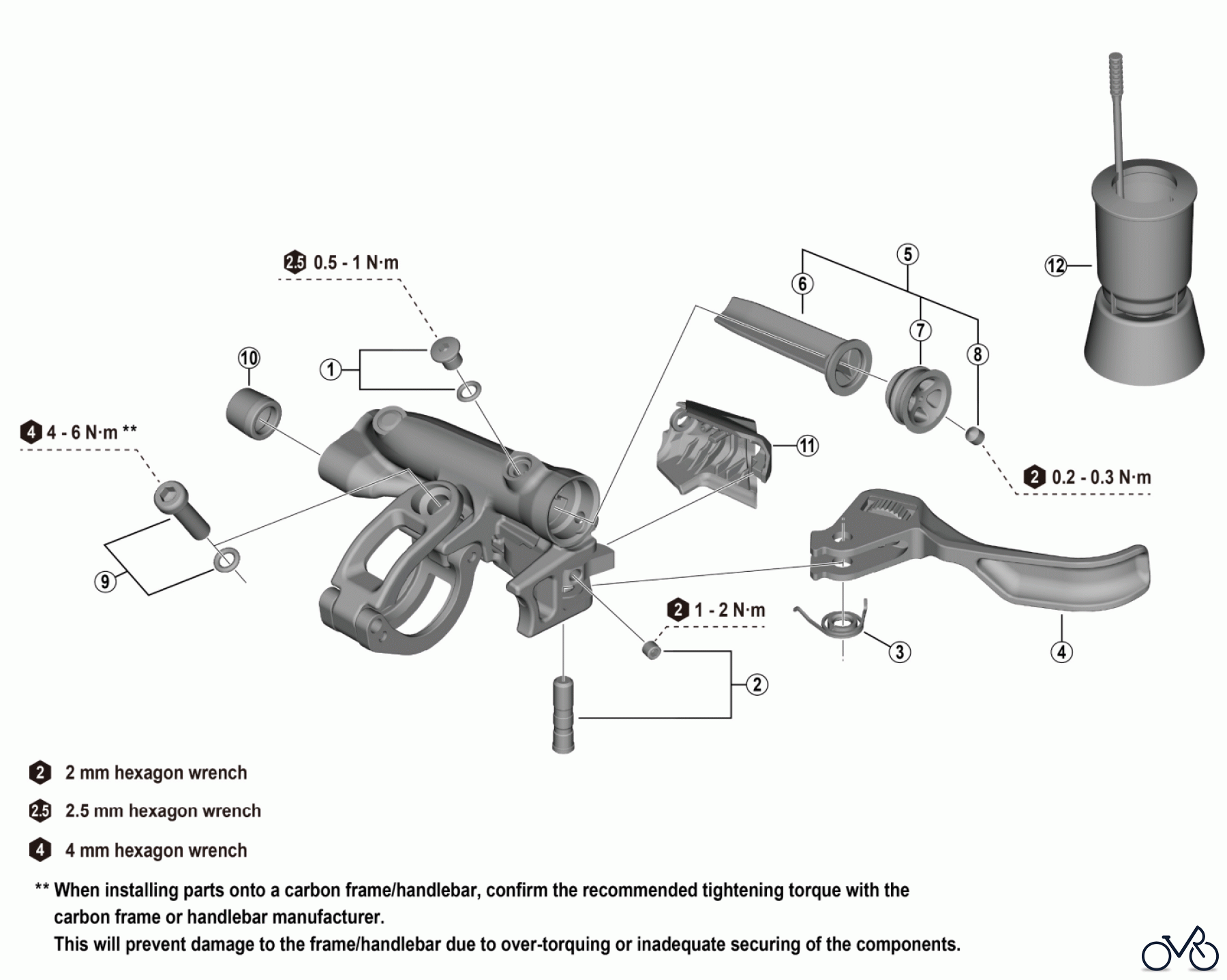 Shimano BL Brake Lever - Bremshebel BL-M9220 -5075 XTR Brake Lever
