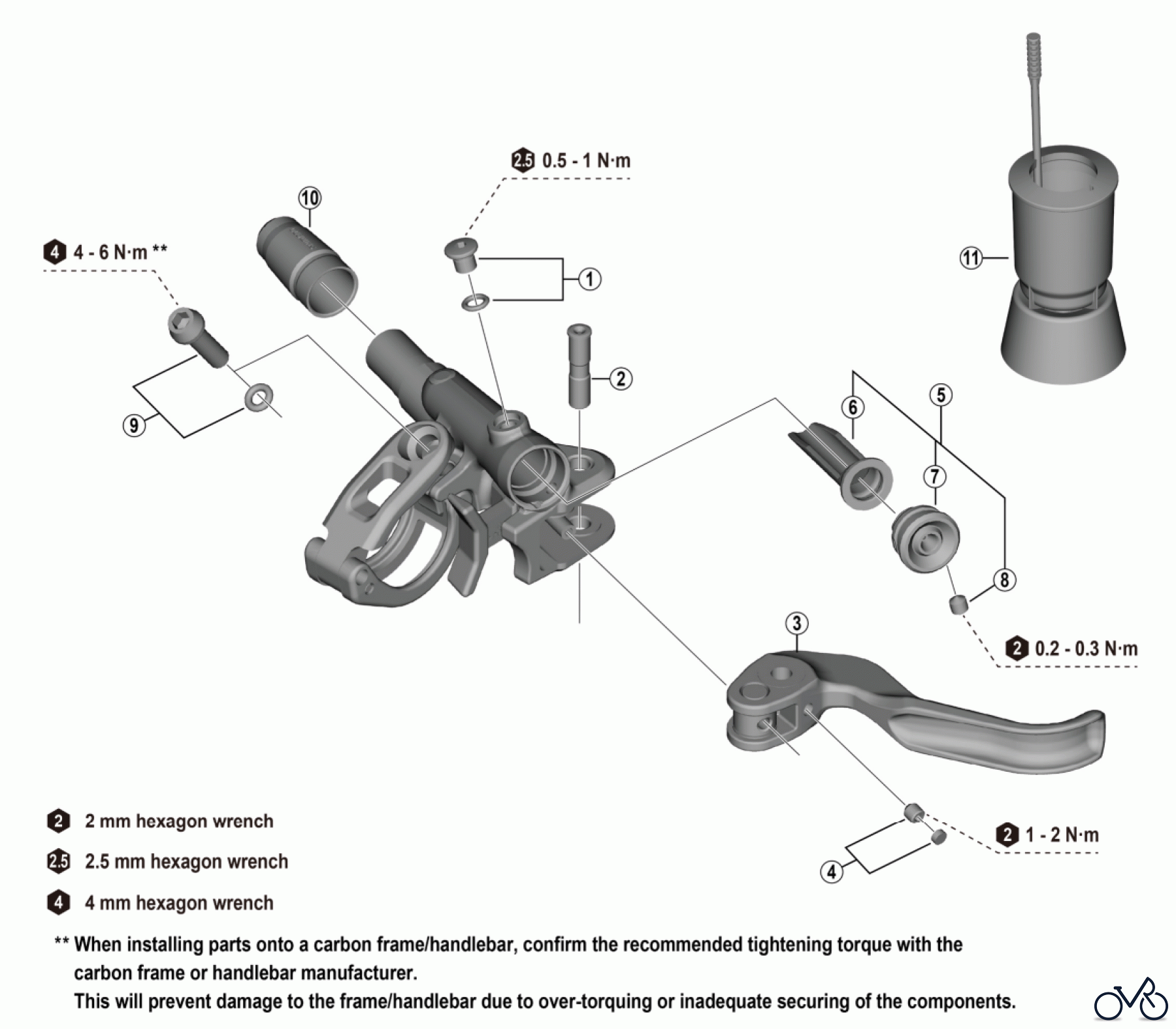 Shimano BL Brake Lever - Bremshebel BL-M9200 -5074 XTR Brake Lever