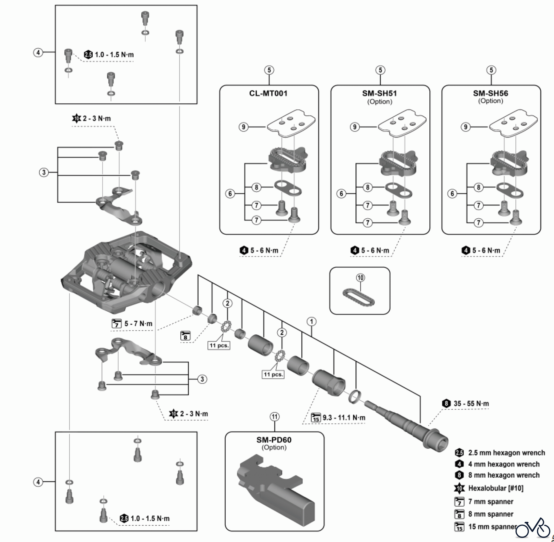 Shimano PD Pedal - Pedale PD-M9220 XTR SPD Pedals