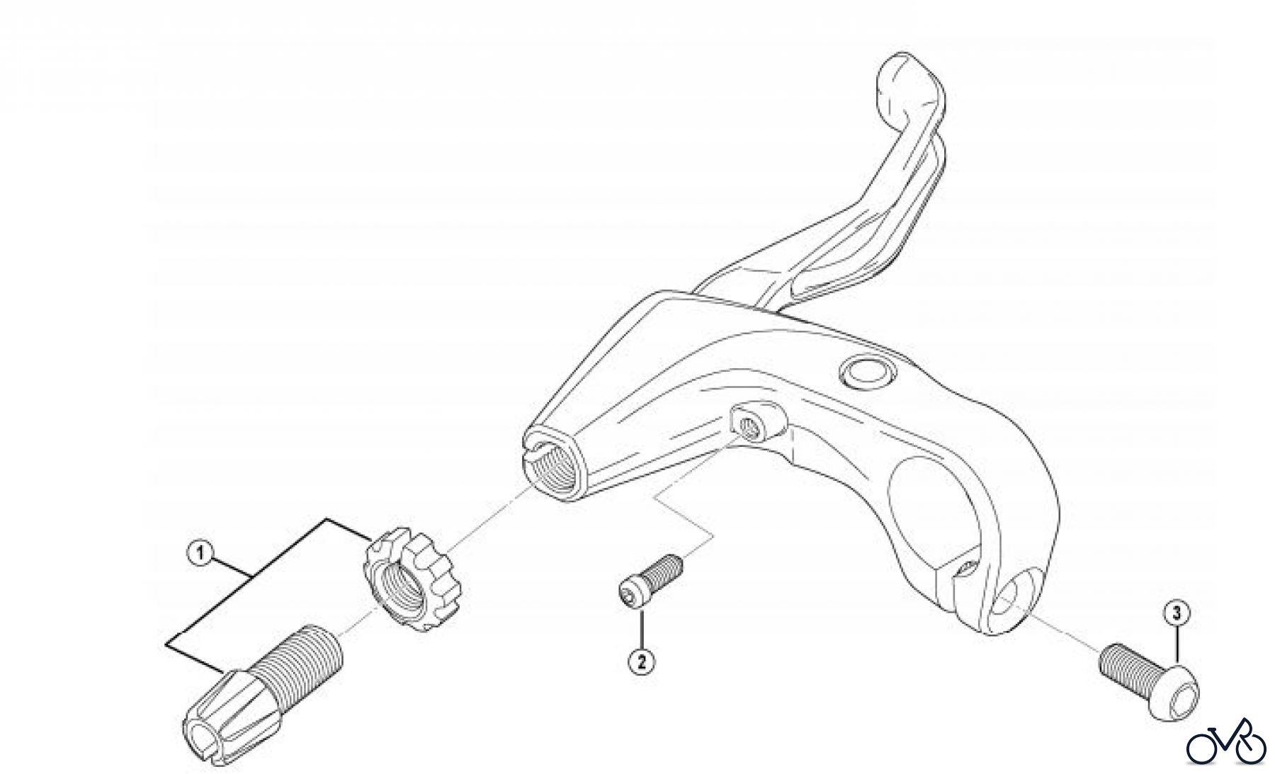  Shimano BL Brake Lever - Bremshebel BL-2400-3481