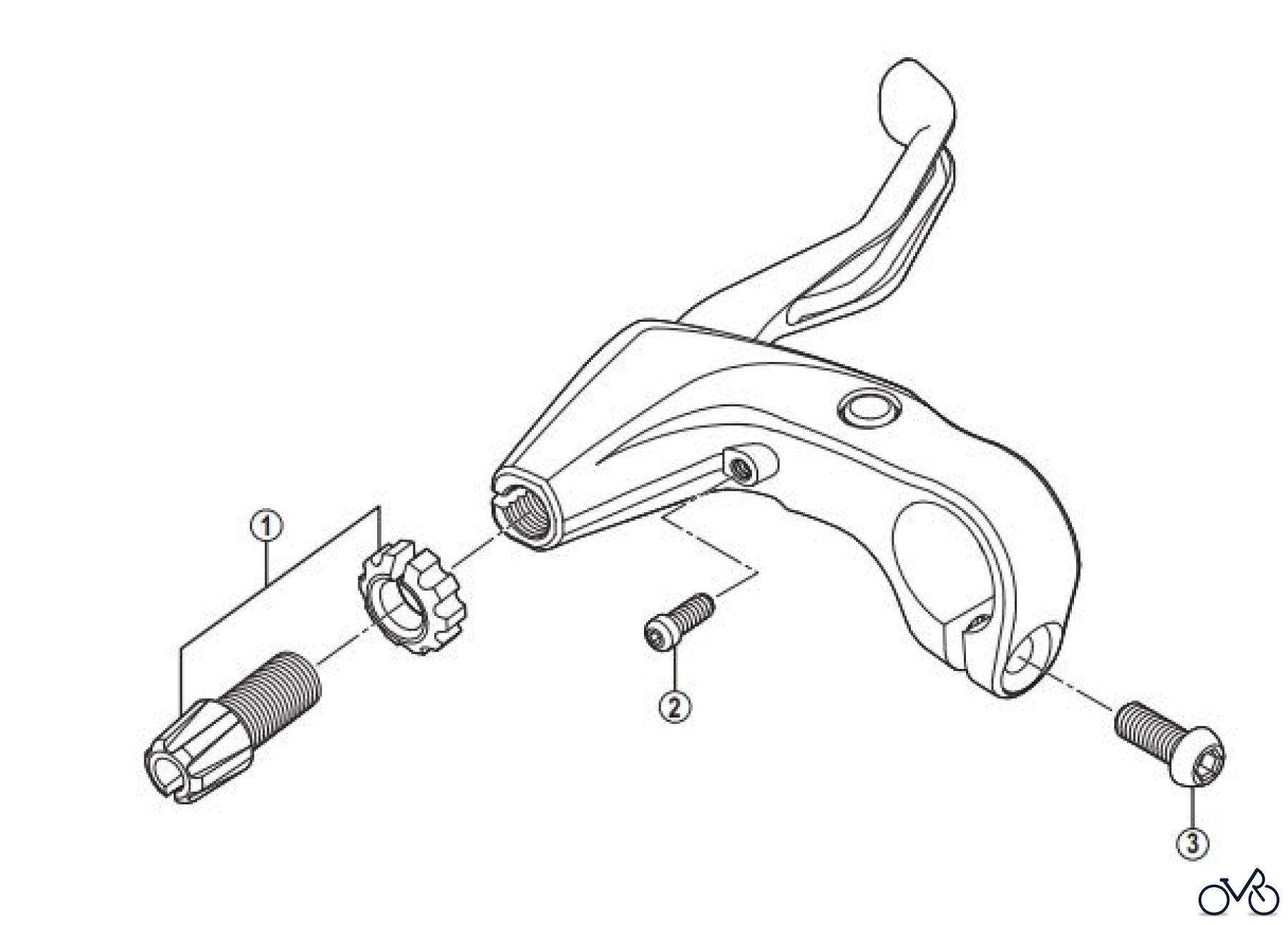  Shimano BL Brake Lever - Bremshebel BL-3500-3410