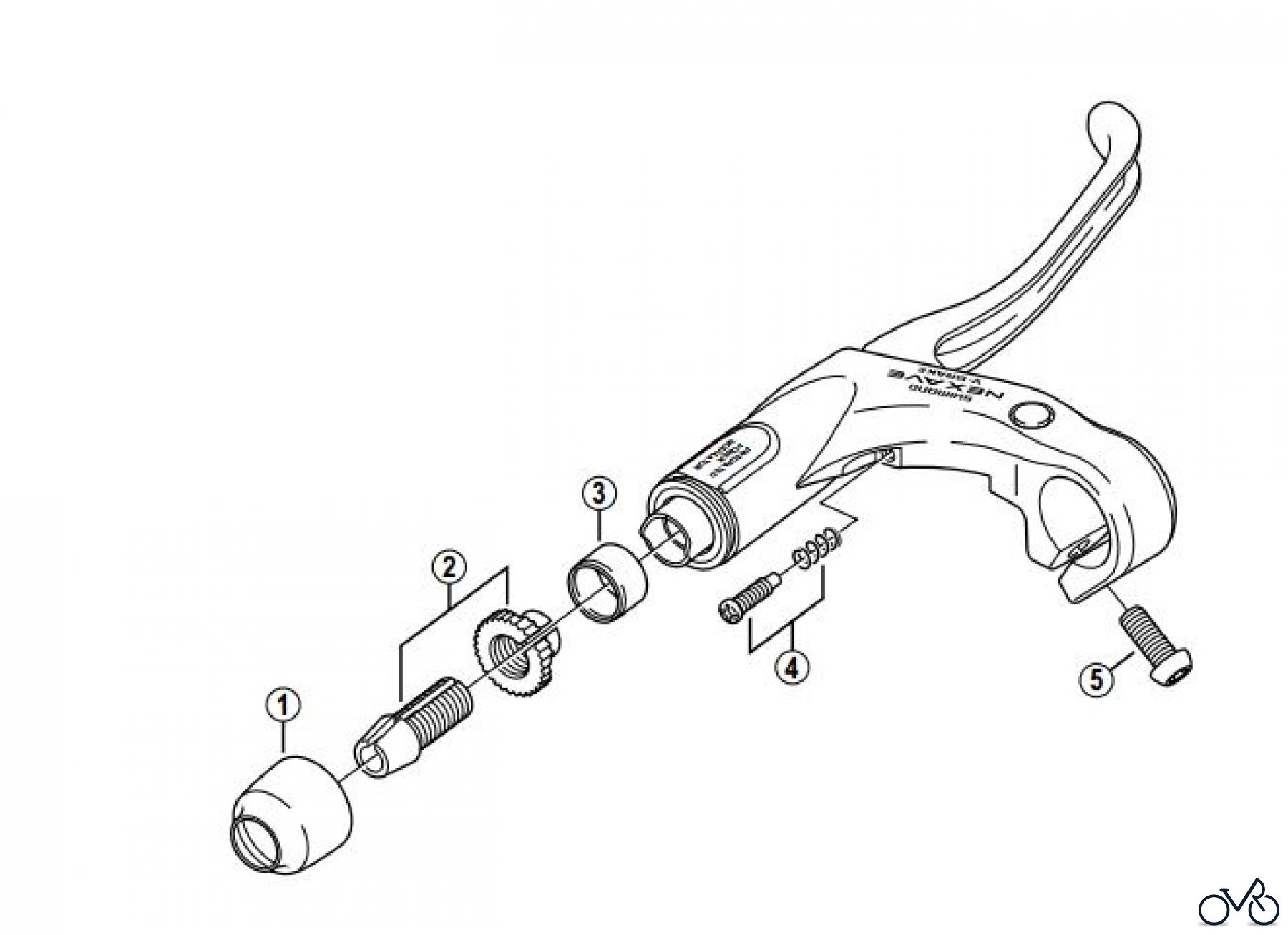 Shimano BL Brake Lever - Bremshebel BL-C600