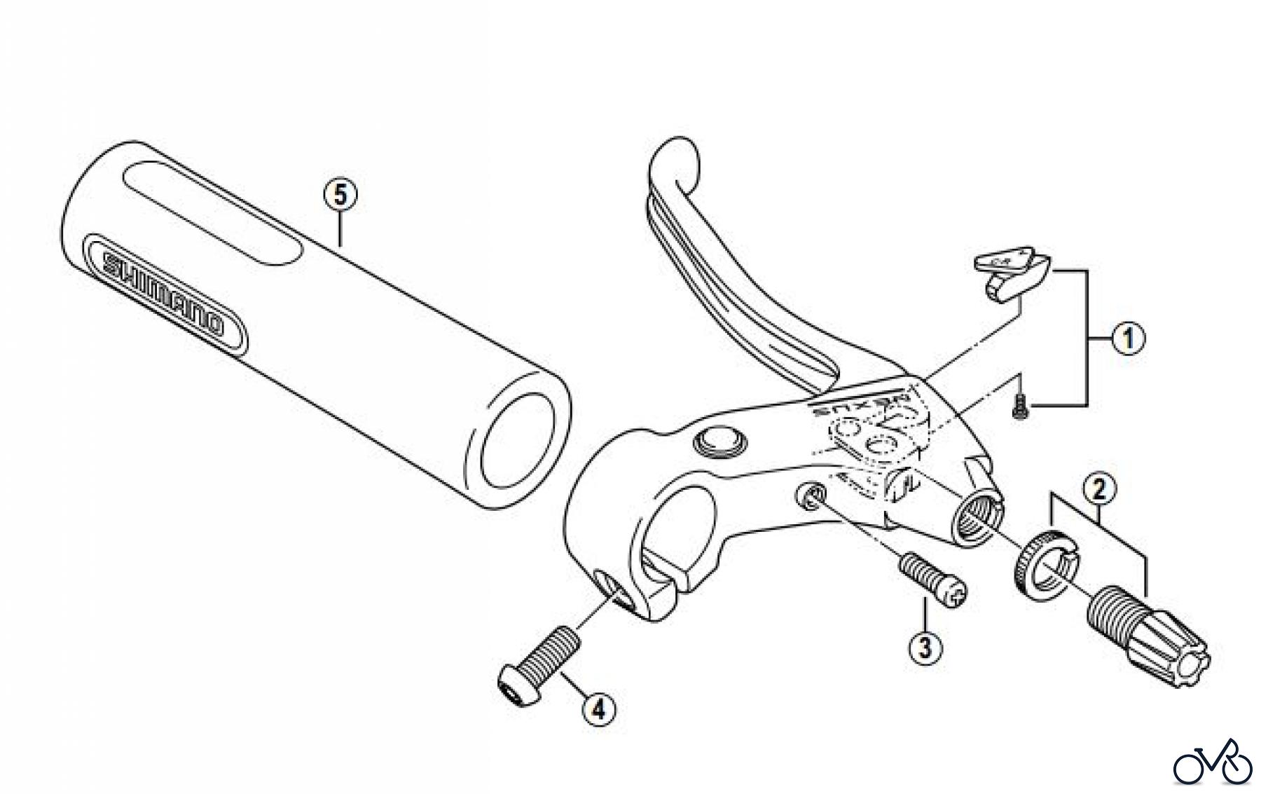  Shimano BL Brake Lever - Bremshebel BL-IM45-1675